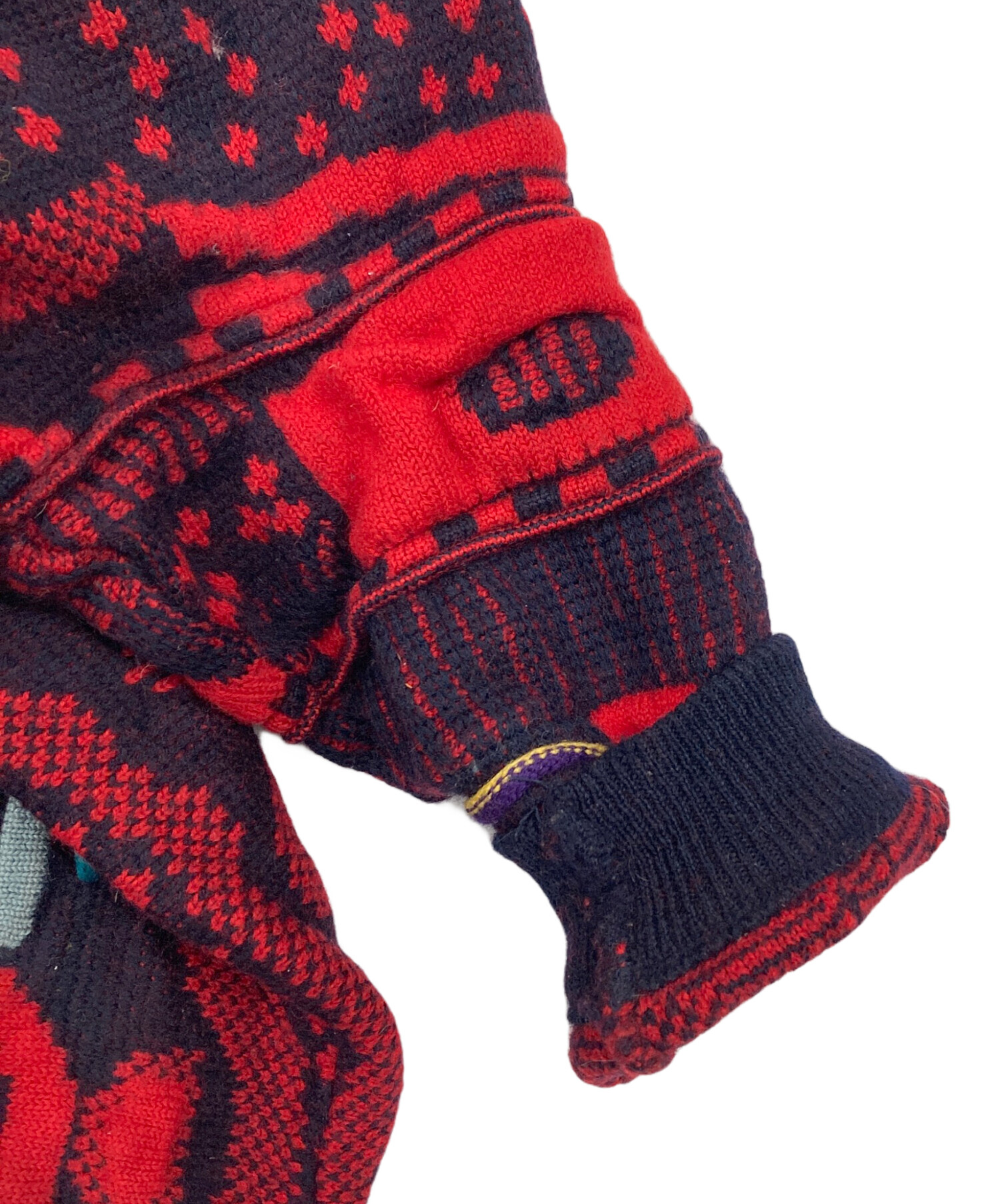 まきりんCOOGI 3Dニット クージー　 yokosquad 90's COOGI 3D Knit Sweater S / クージー 3Dニット ウール セーター