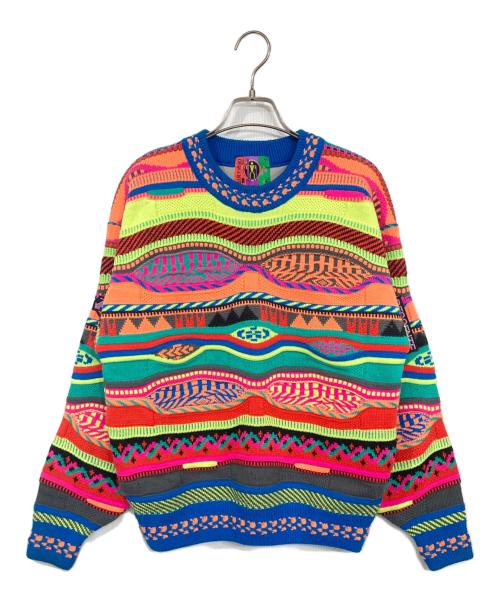 中古・古着通販】DESCENTE (デサント) 3Dニット マルチカラー サイズ:L