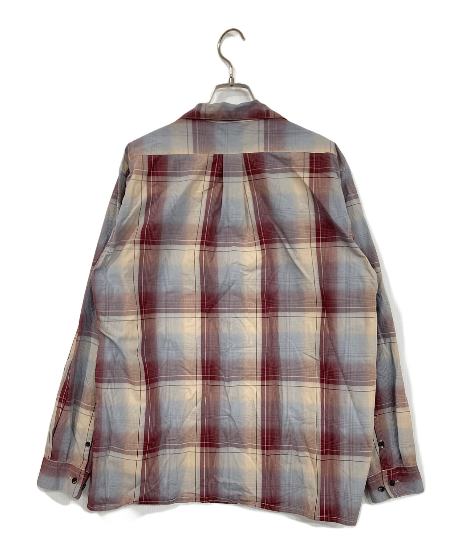 中古・古着通販】SUGARHILL (シュガーヒル) OMBRE PLAID OPEN COLLAR