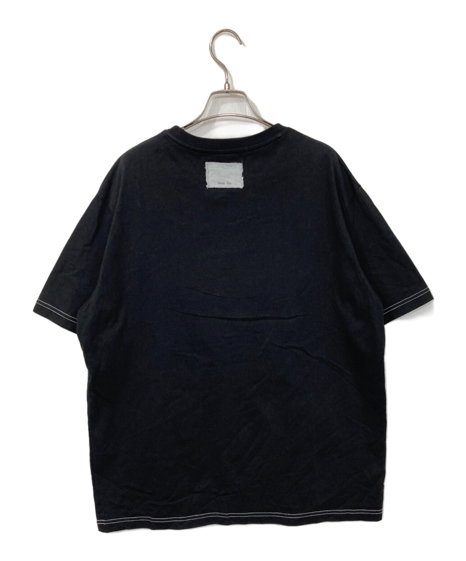 中古・古着通販】Matin Kim (マーティン・キム) ステッチロゴTシャツ 