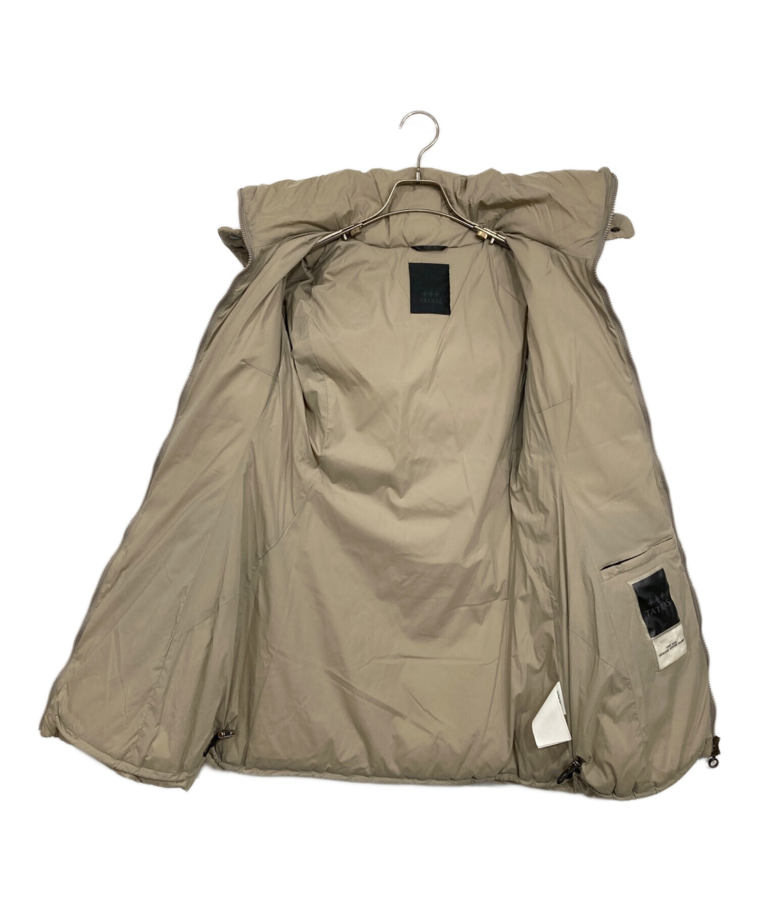 中古・古着通販】TATRAS (タトラス) POLITEAMA ダウンコート ベージュ 