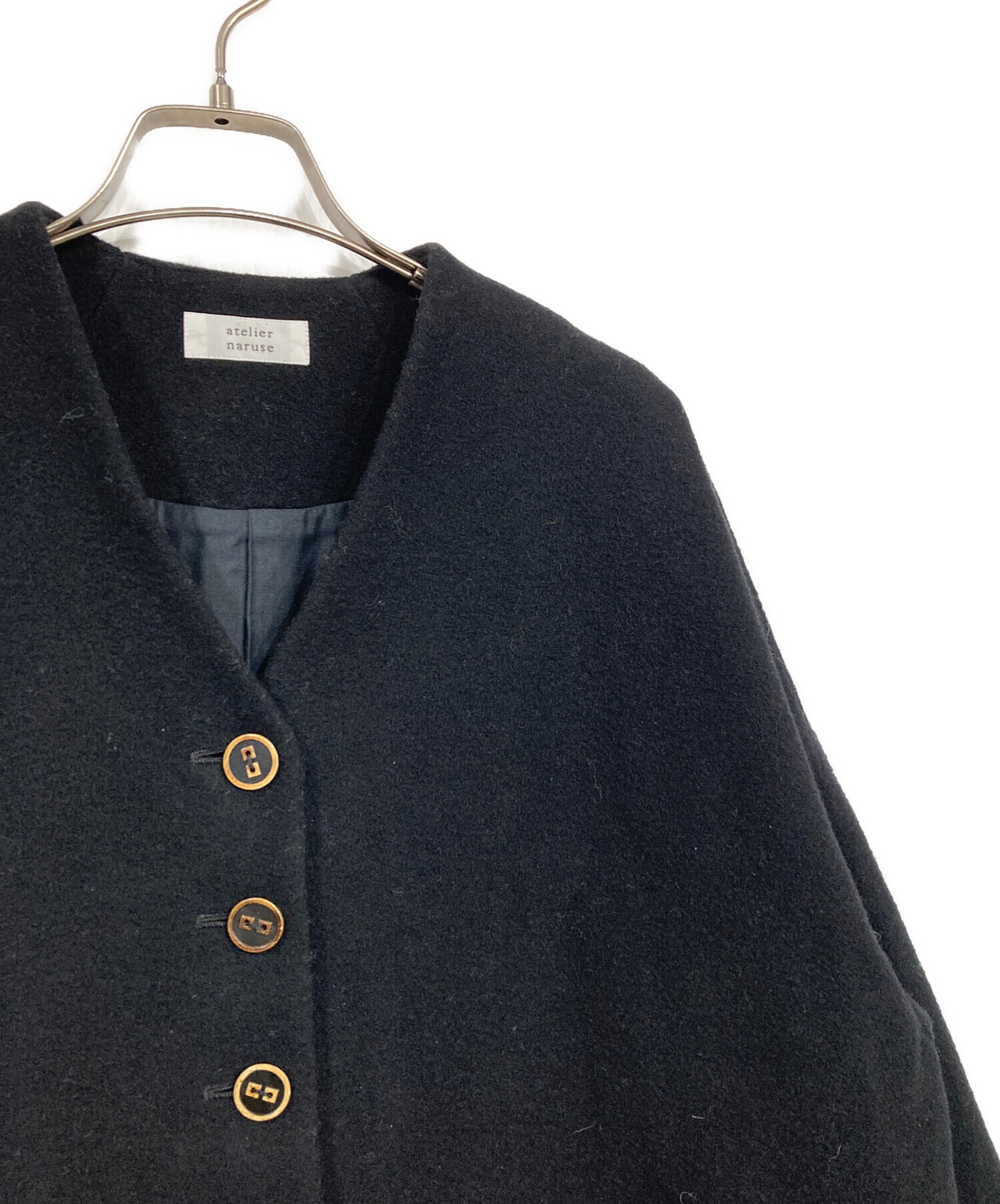 中古・古着通販】atelier naruse (アトリエナルセ) melton wool cocoon