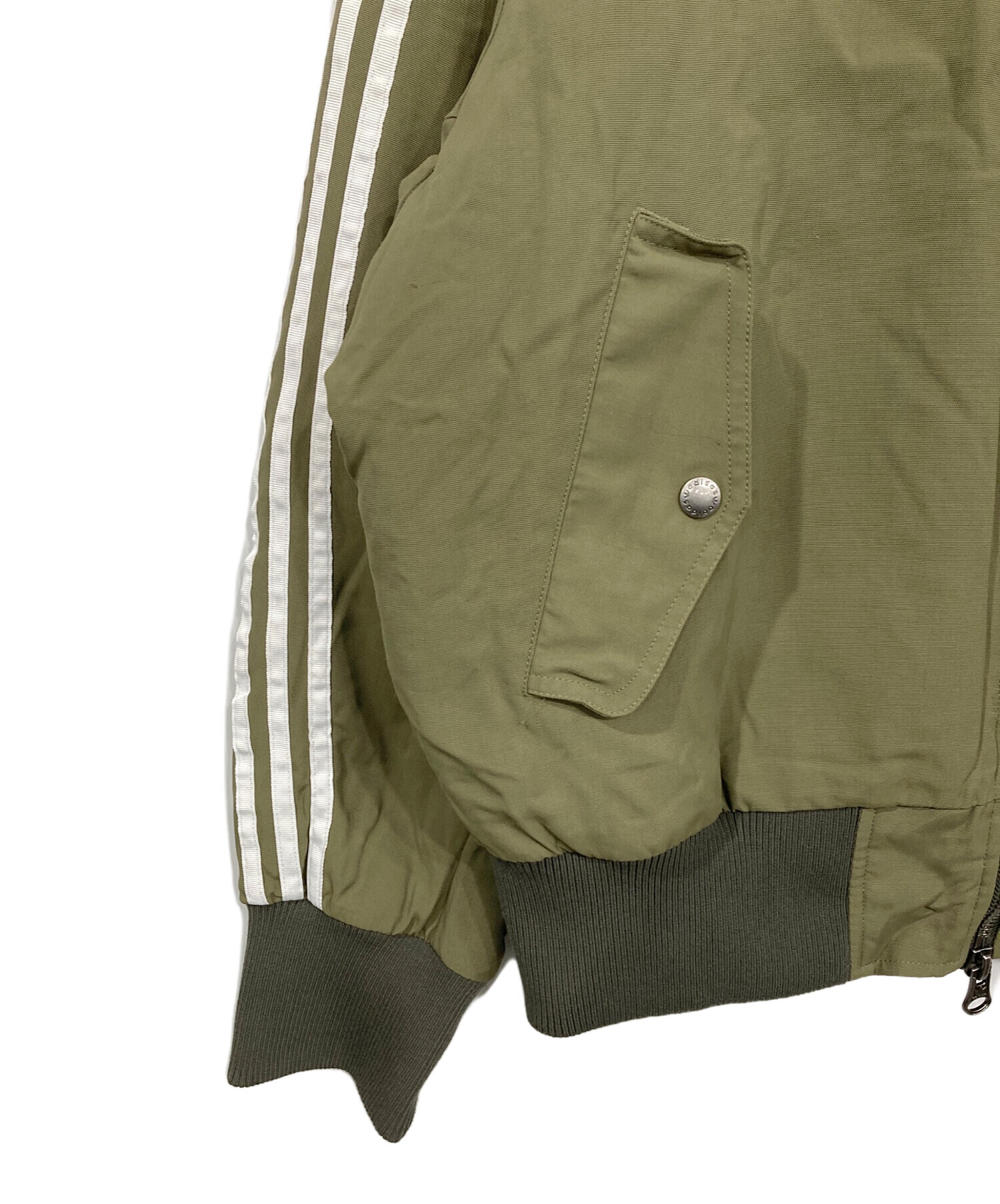 中古・古着通販】adidas (アディダス) NEW PAD JKT カーキ サイズ:S