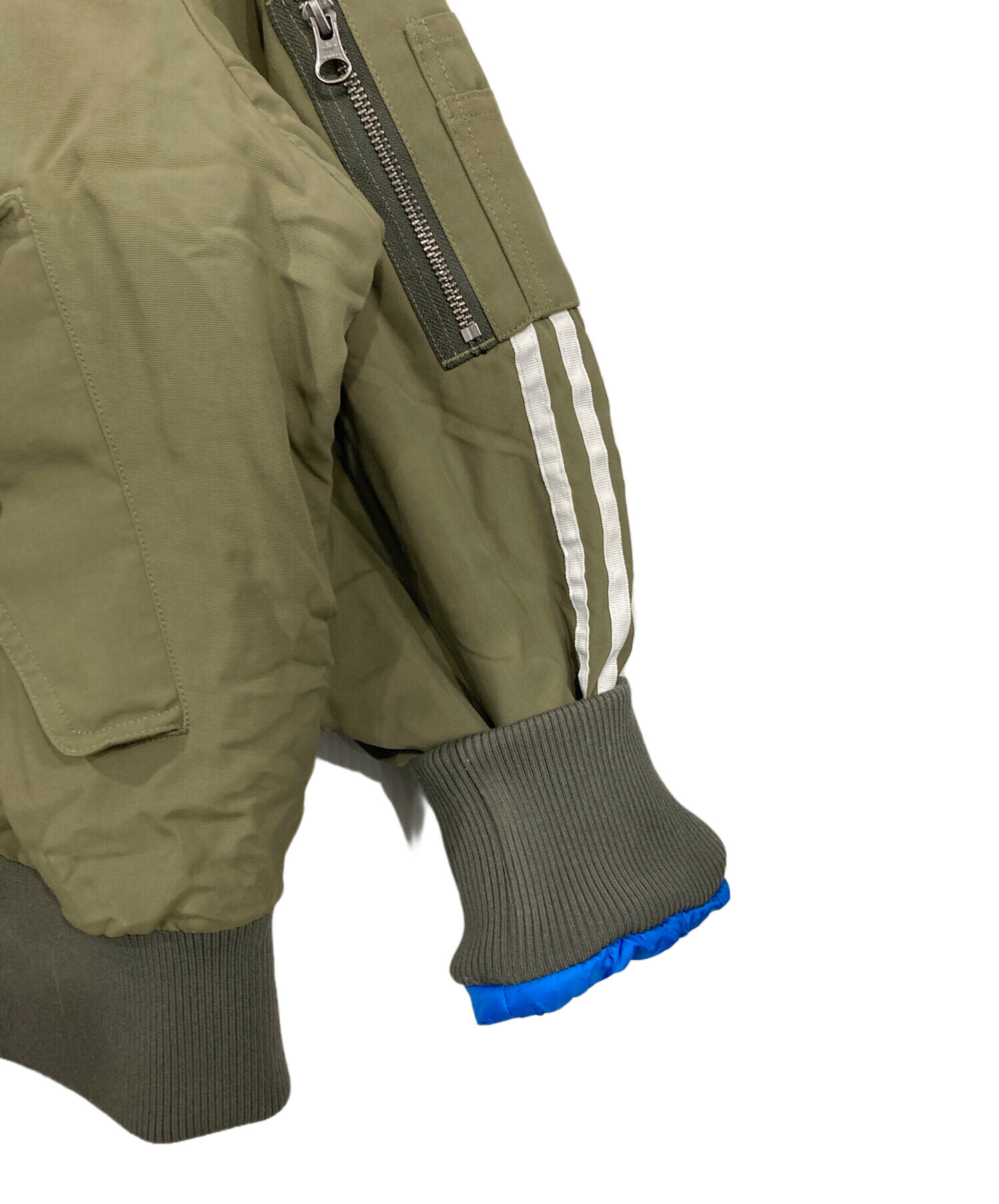 中古・古着通販】adidas (アディダス) NEW PAD JKT カーキ サイズ:S