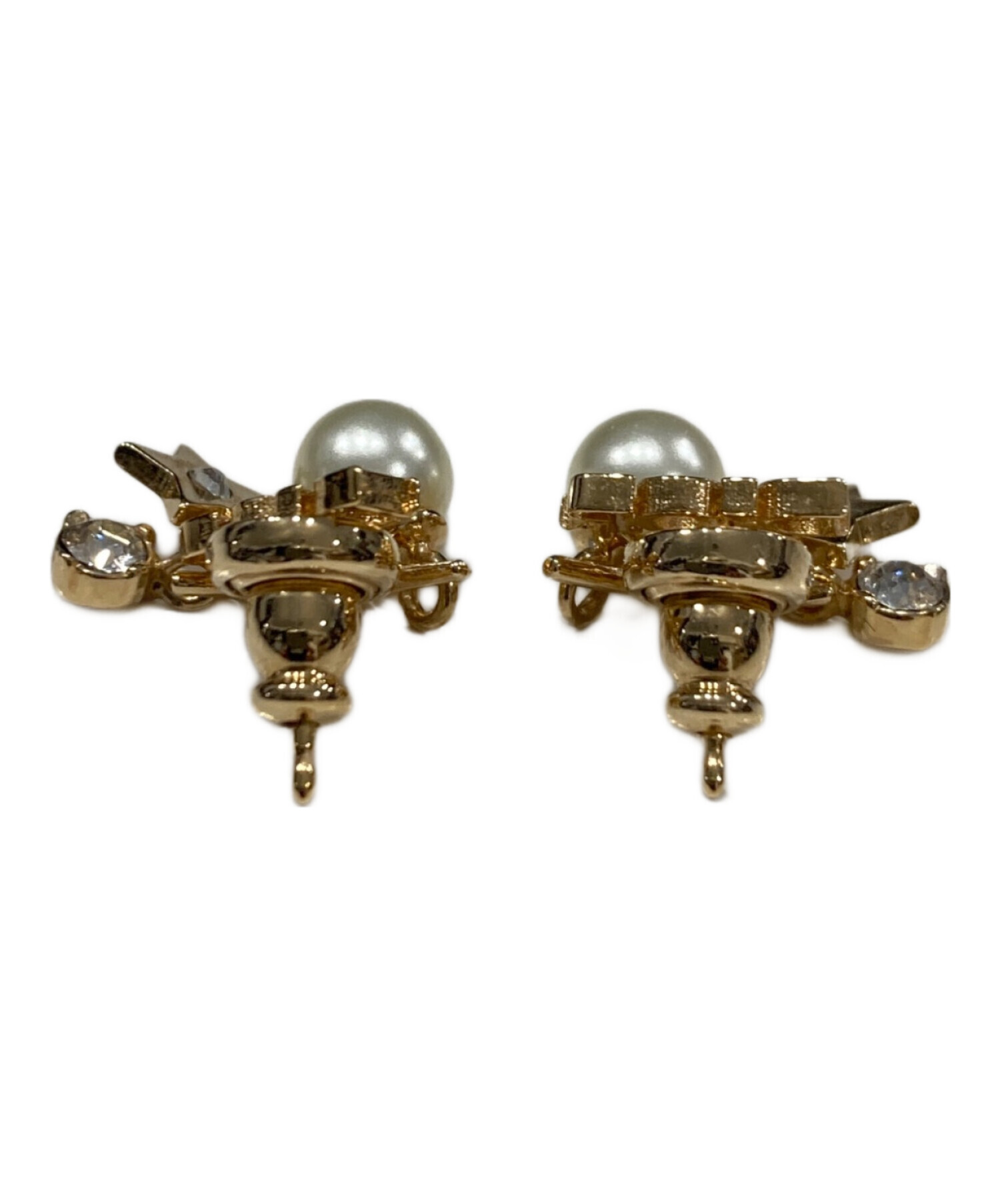中古・古着通販】DIOR (ディオール) evolution ピアス ゴールド