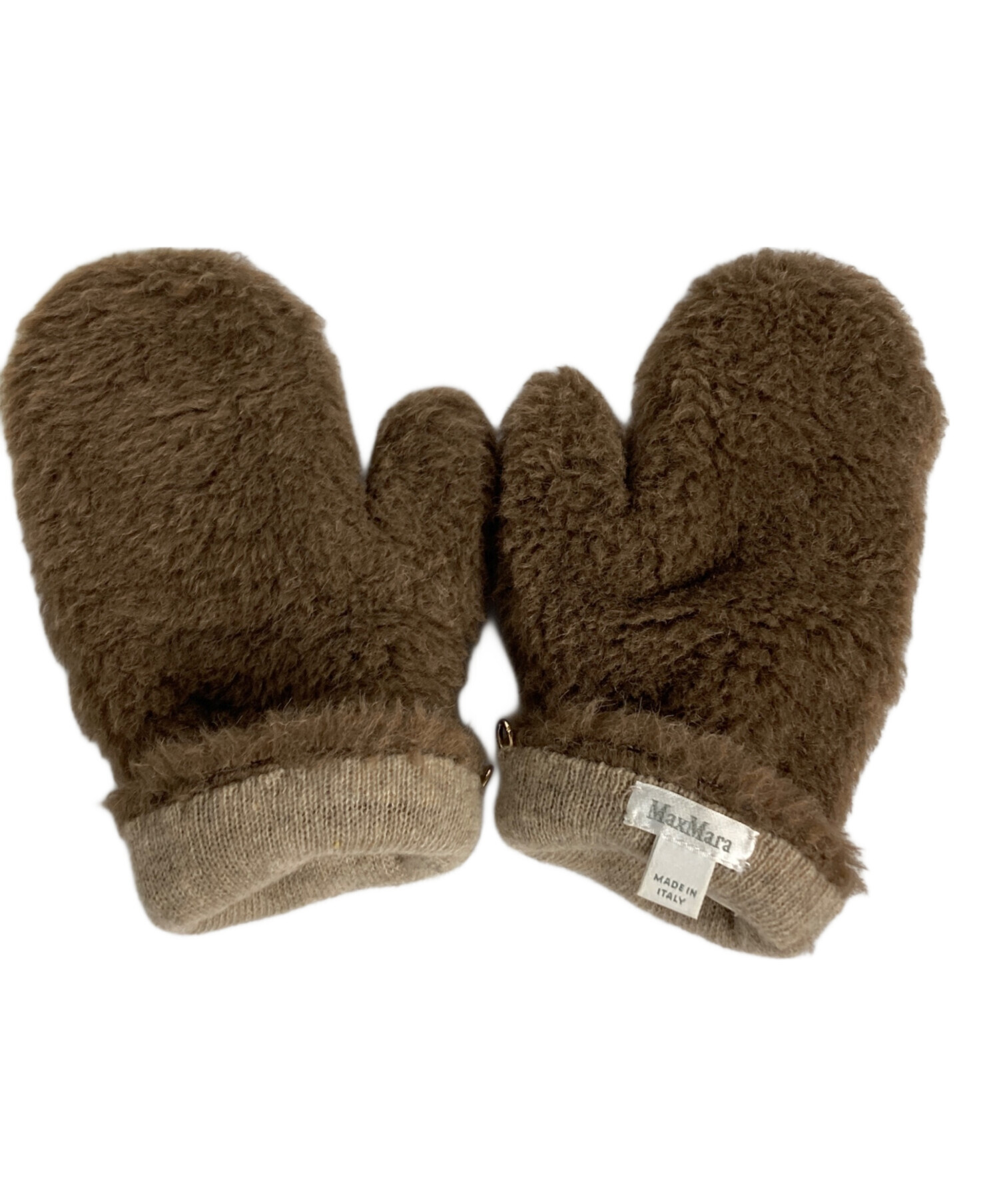中古・古着通販】MaxMara (マックスマーラ) テディベアミトン ブラウン
