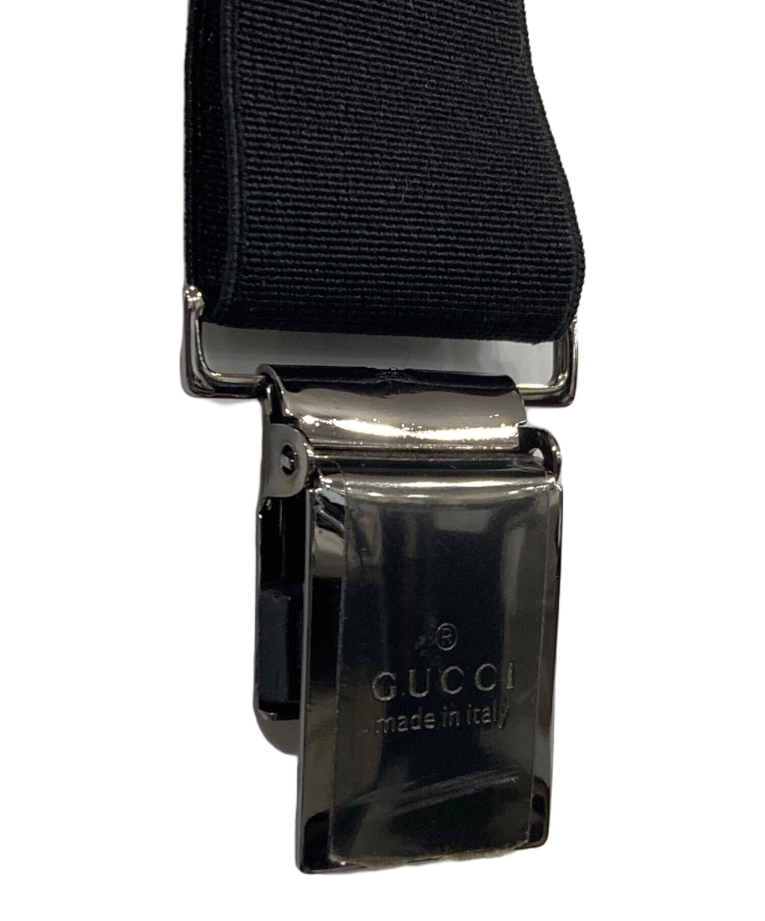 中古・古着通販】GUCCI (グッチ) サスペンダー ブラック｜ブランド