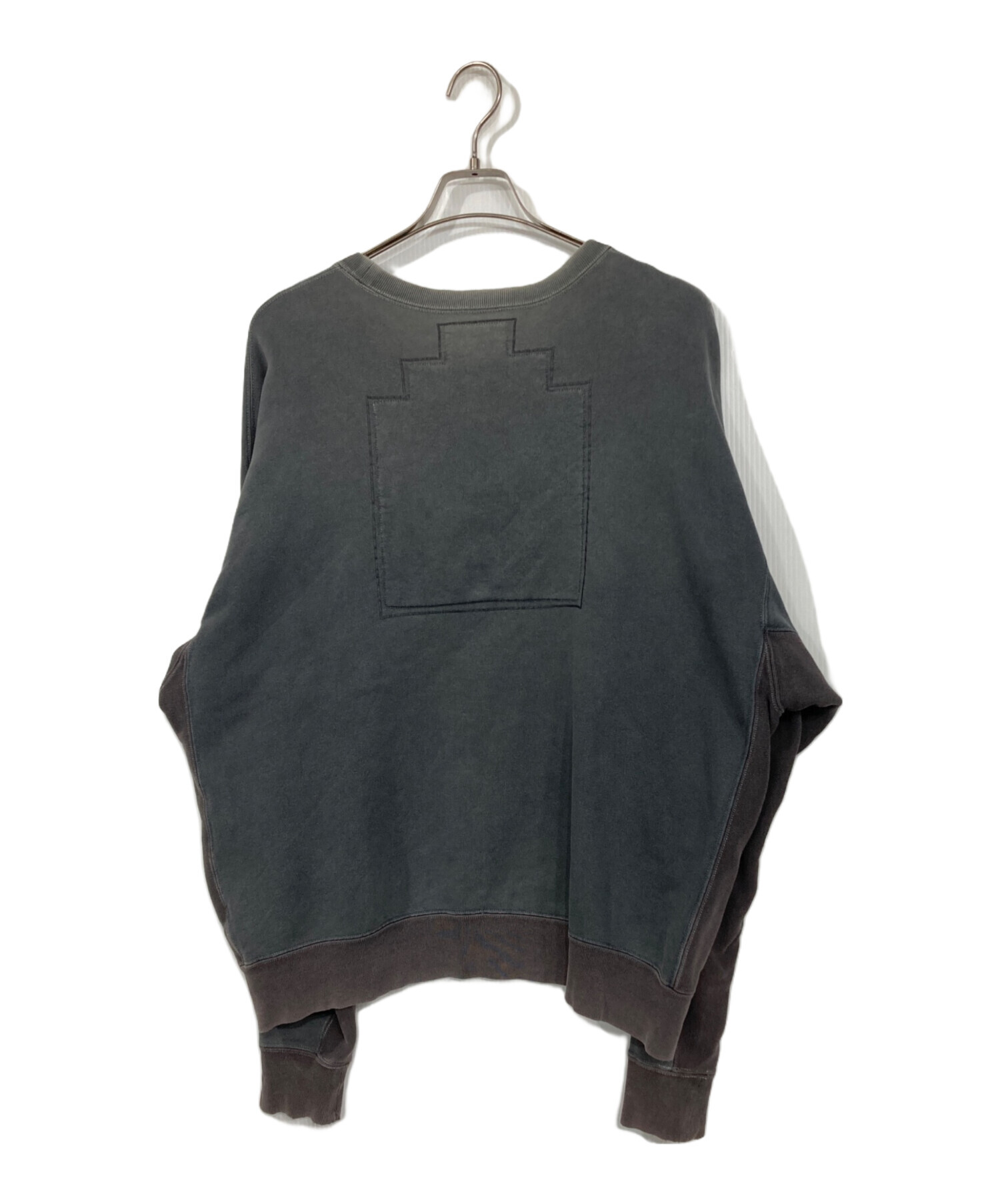 中古・古着通販】C.E (シーイー) OVERDYE EMB FRAME CREW NECK グレー