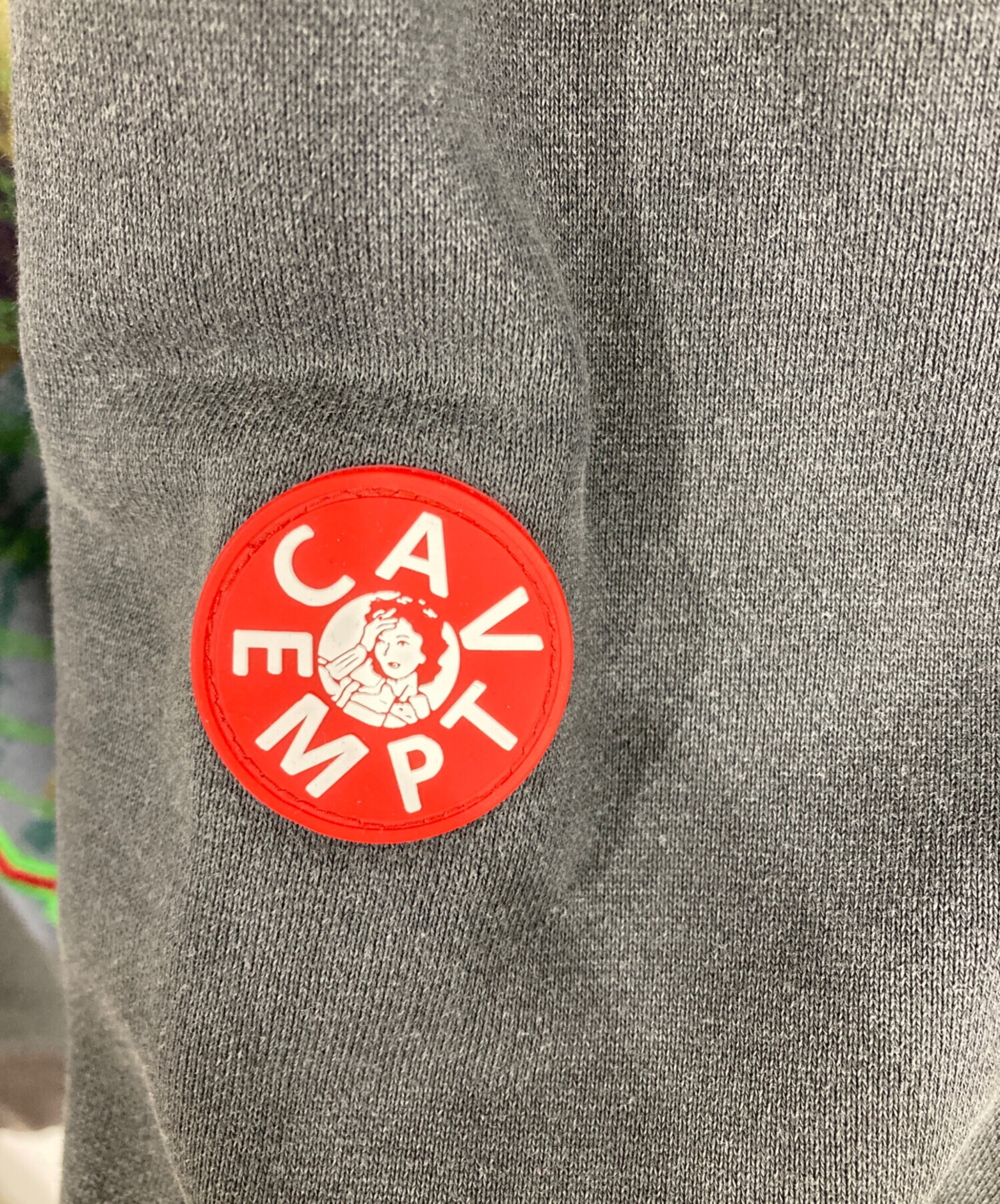 中古・古着通販】C.E (シーイー) OVERDYE EMB FRAME CREW NECK グレー