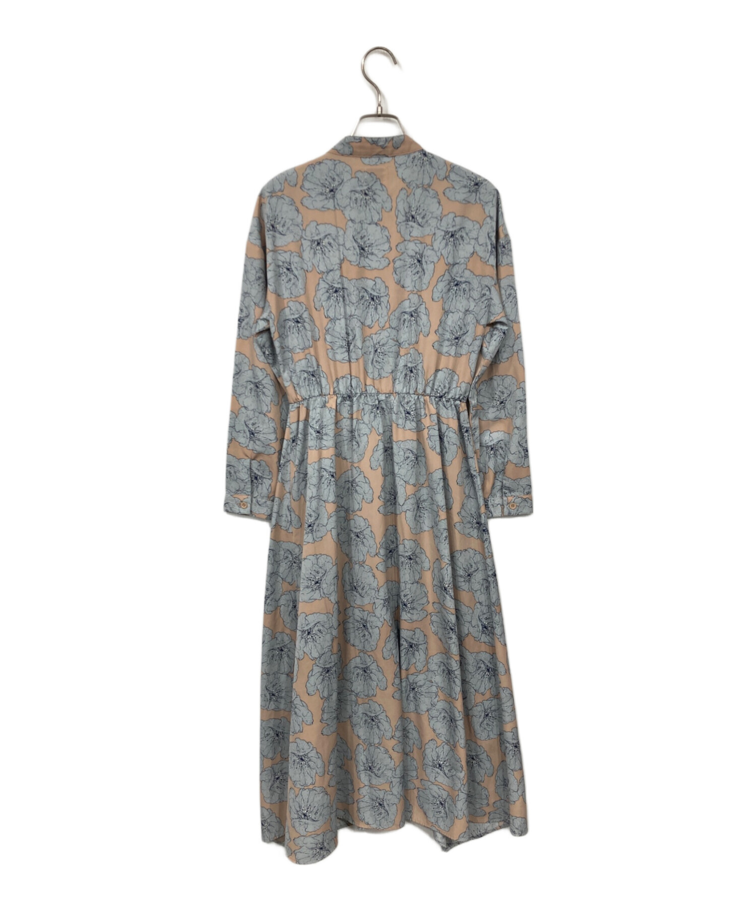 中古・古着通販】AMERI (アメリ) TIE SHIRT DRESS ベージュ