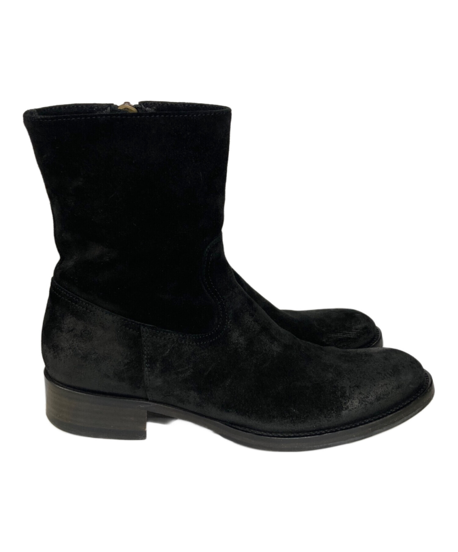 中古・古着通販】BUTTERO (ブッテロ) サイドジップブーツ ブラック