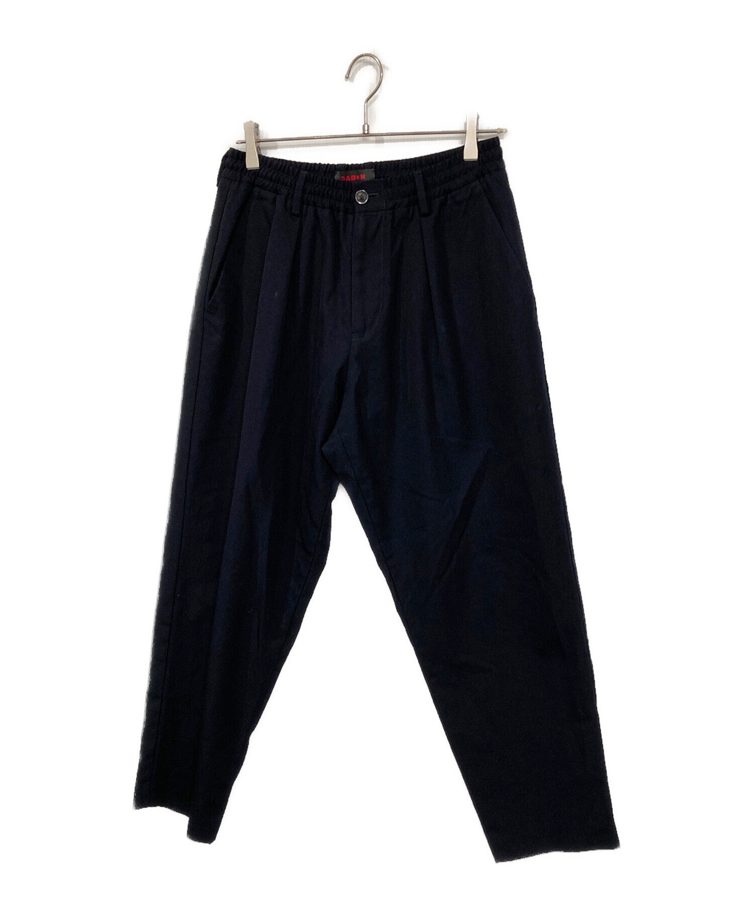 CABaN キャバン スラックス メンズ 【古着】【中古】 中古・古着通販】CABAN (キャバン) ウールタックスラックス ネイビー