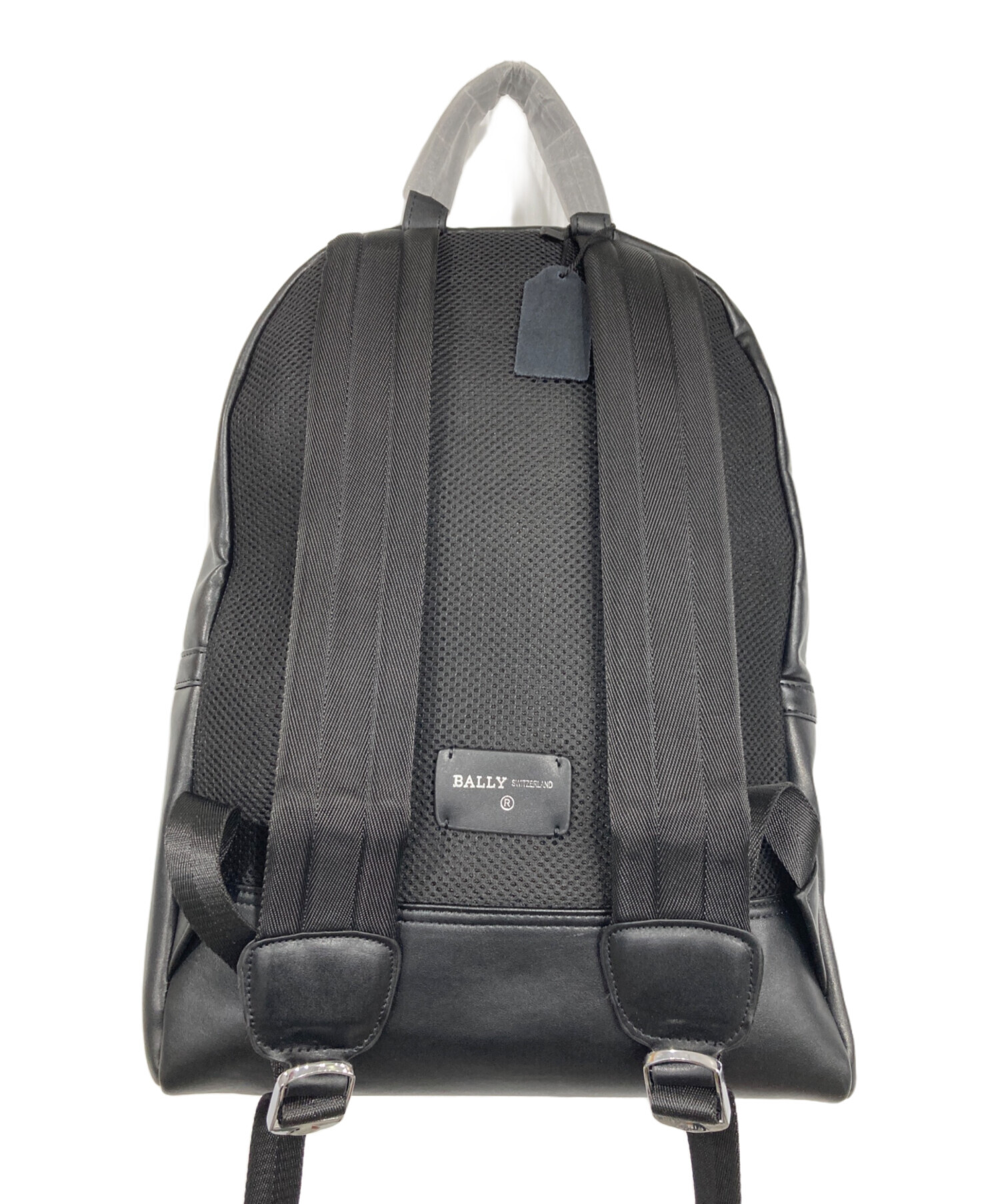 【未使用級】BALLY リュック バックパック レザー ブラック 近年モデル 中古・古着通販】BALLY (バリー) レザーリュック ブラック｜ブランド