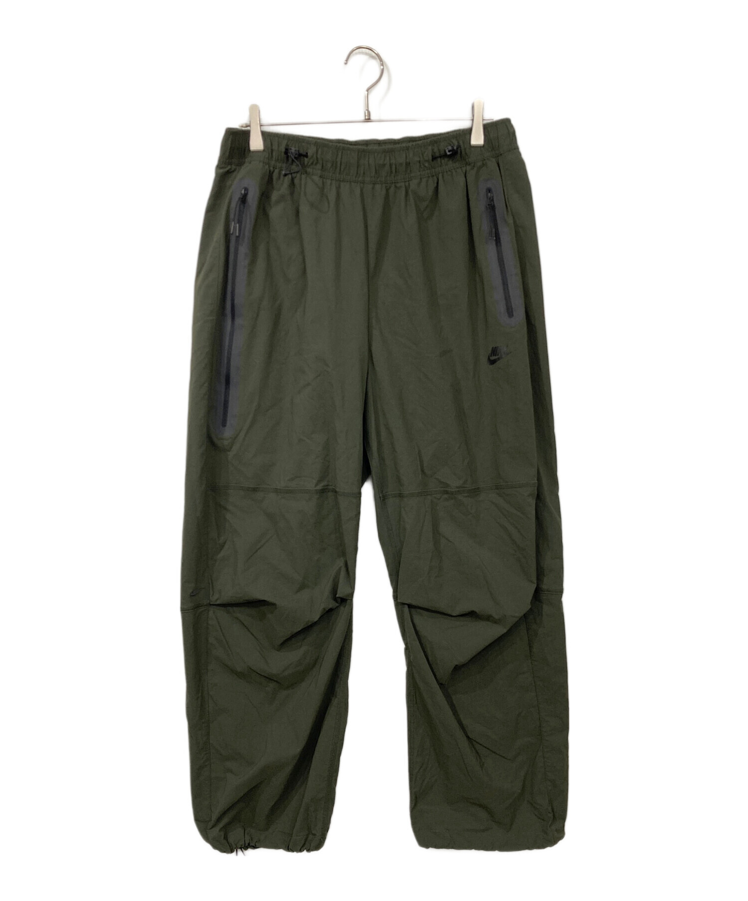 中古・古着通販】NIKE (ナイキ) TECH WOVEN OPEN HEM PANT カーキ