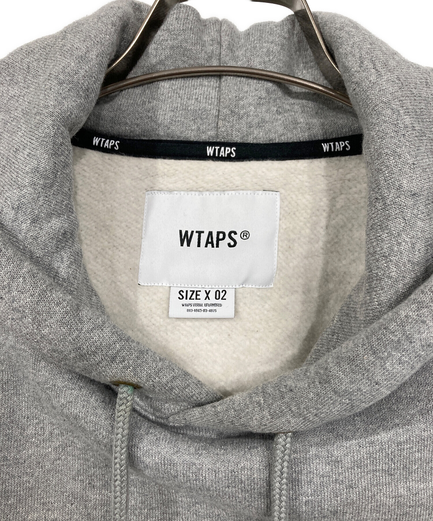 中古・古着通販】WTAPS (ダブルタップス) ACADEMY HOODED グレー