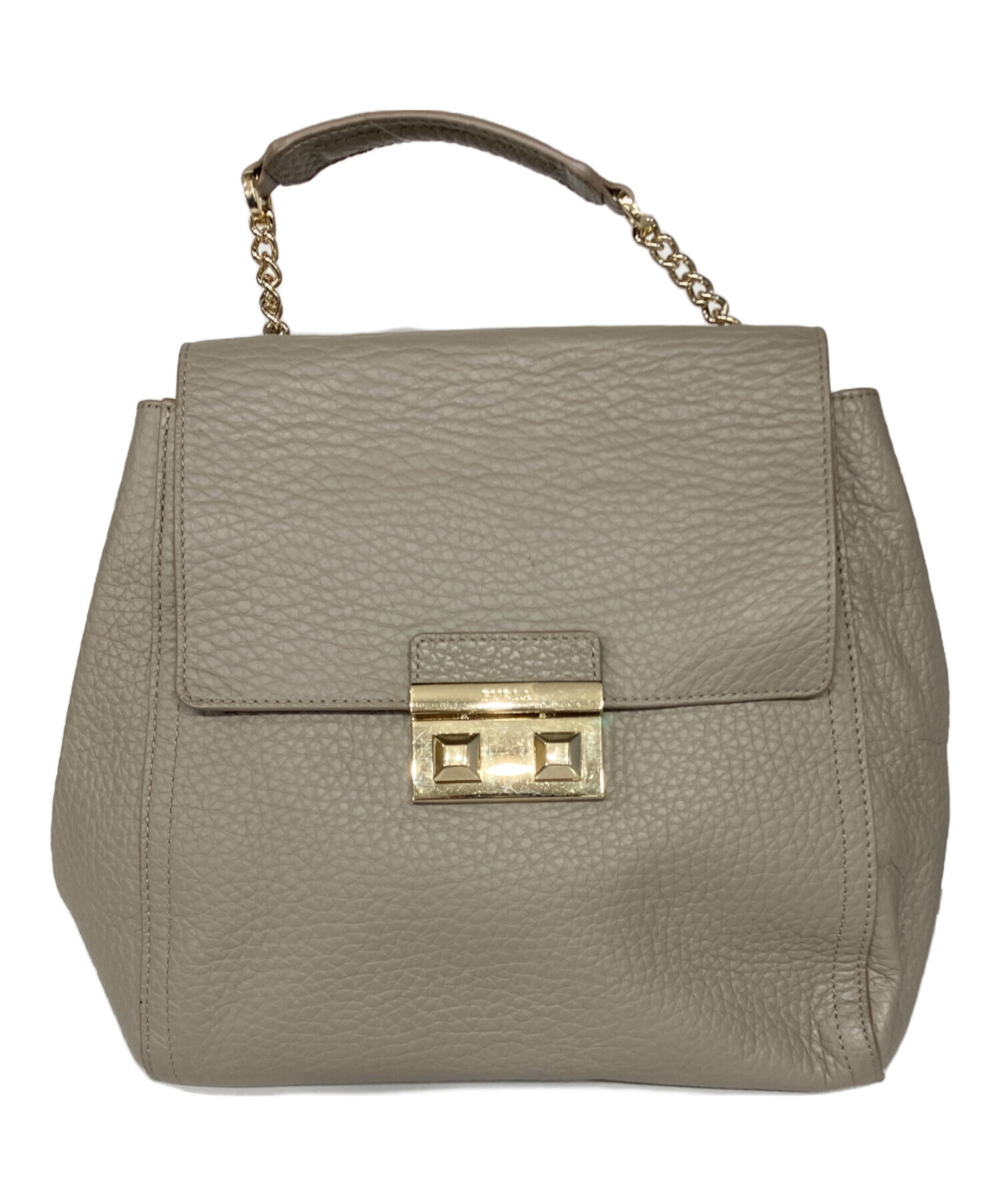 中古・古着通販】FURLA (フルラ) レザーリュック グレー｜ブランド