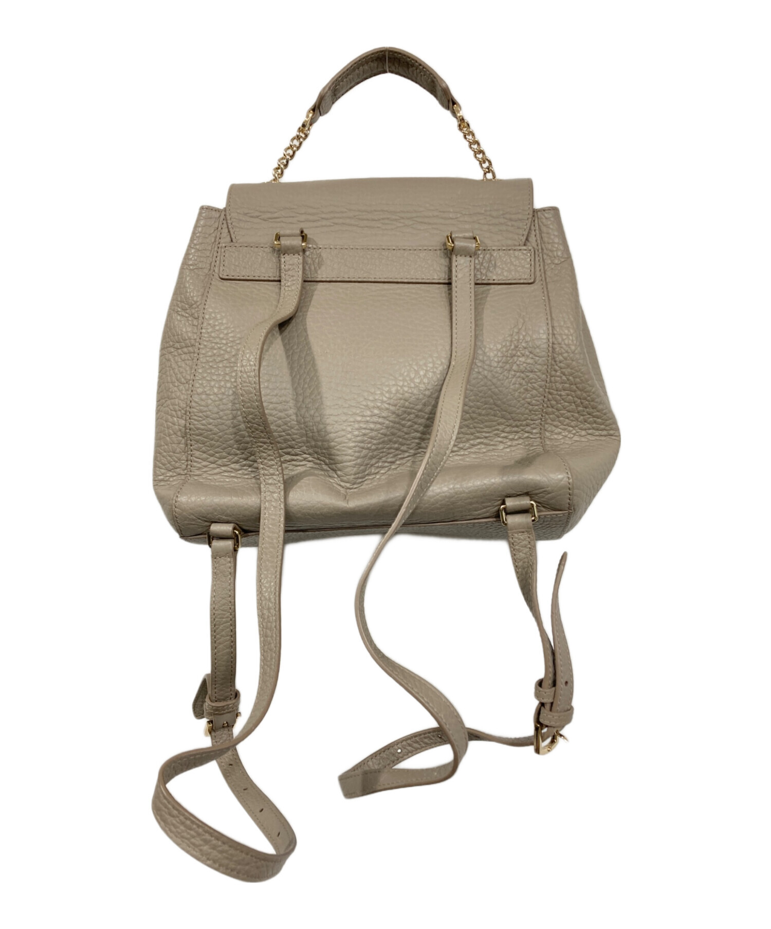 中古・古着通販】FURLA (フルラ) レザーリュック グレー｜ブランド