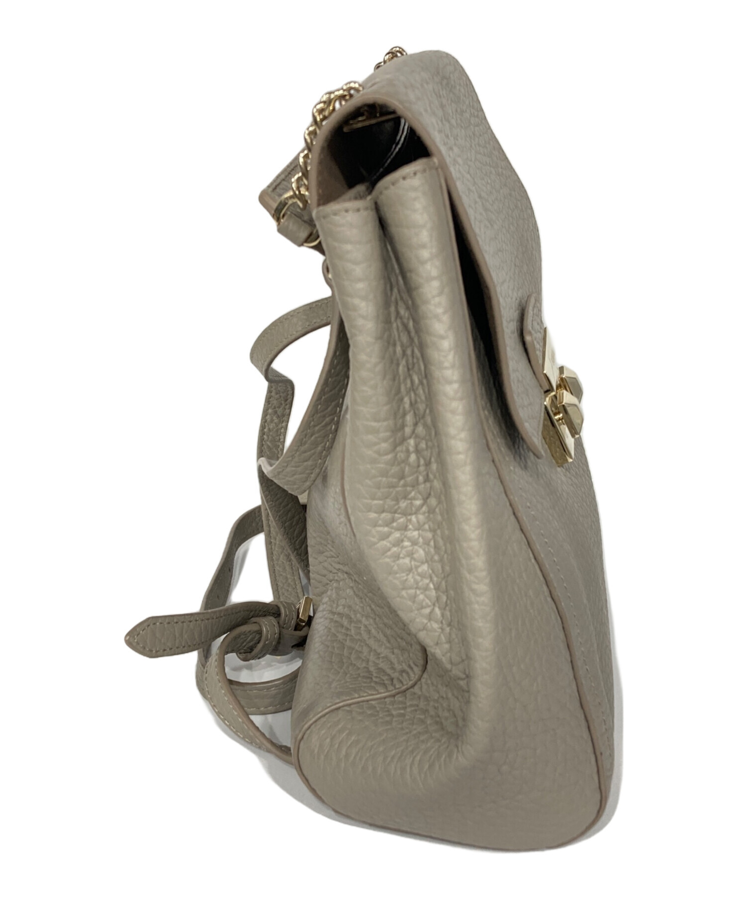 中古・古着通販】FURLA (フルラ) レザーリュック グレー｜ブランド