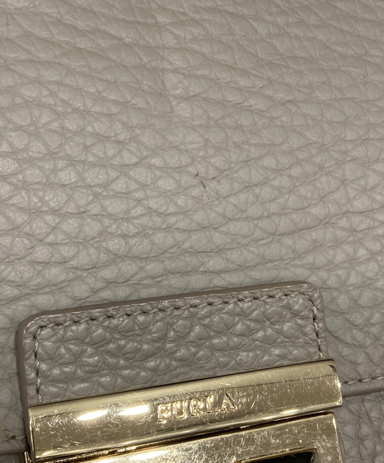 中古・古着通販】FURLA (フルラ) レザーリュック グレー｜ブランド 