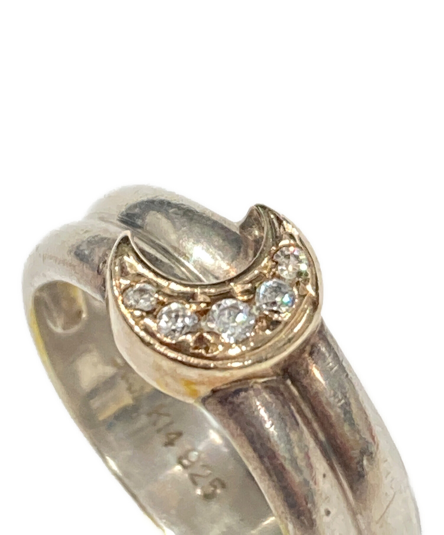 中古・古着通販】STAR JEWELRY (スタージュエリー) 月モチーフリング 