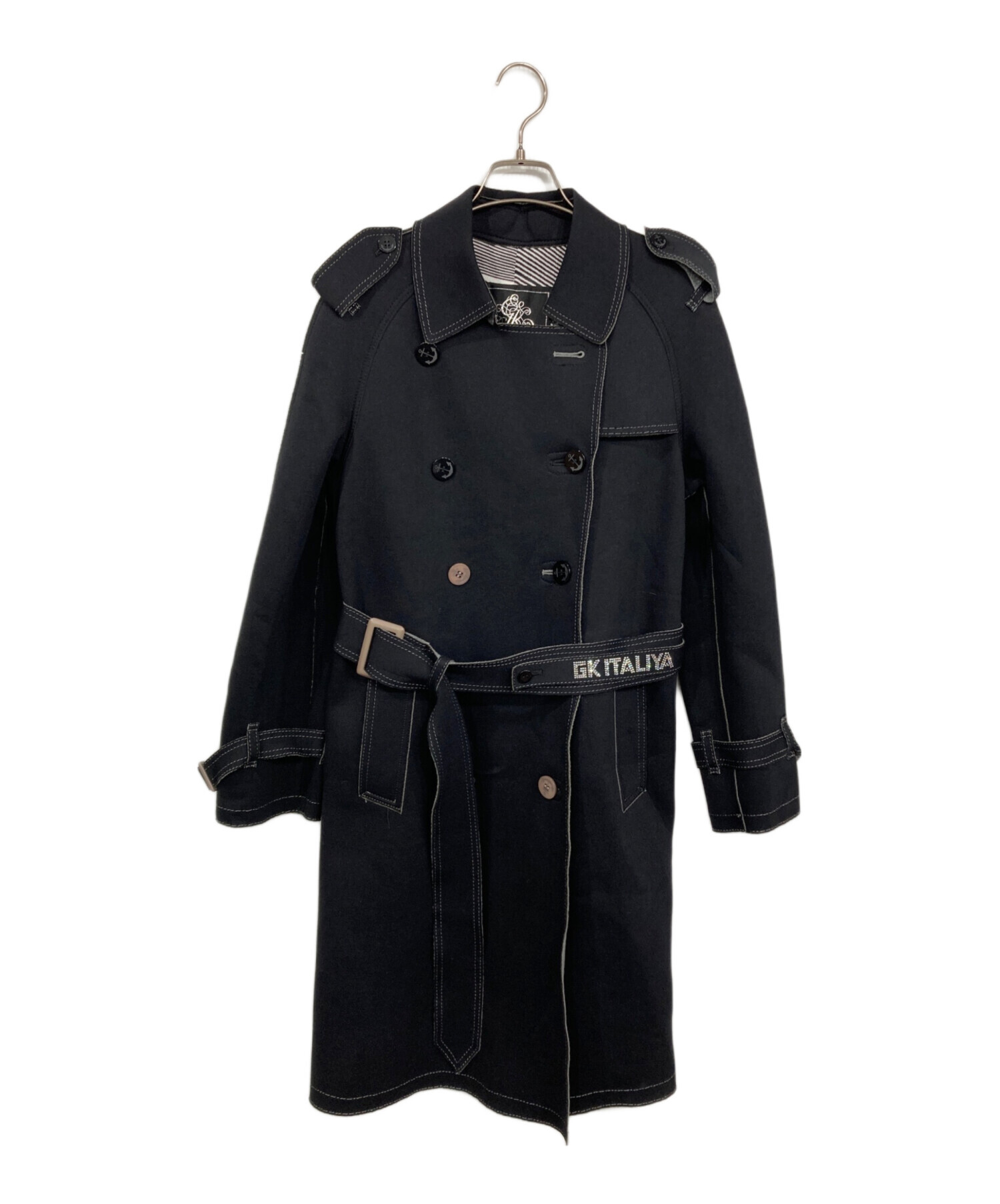 伊太利屋 イタリヤ　GK トレンチコート　9号 中古・古着通販】GK 伊太利屋 (ジーケイイタリヤ) トレンチコート