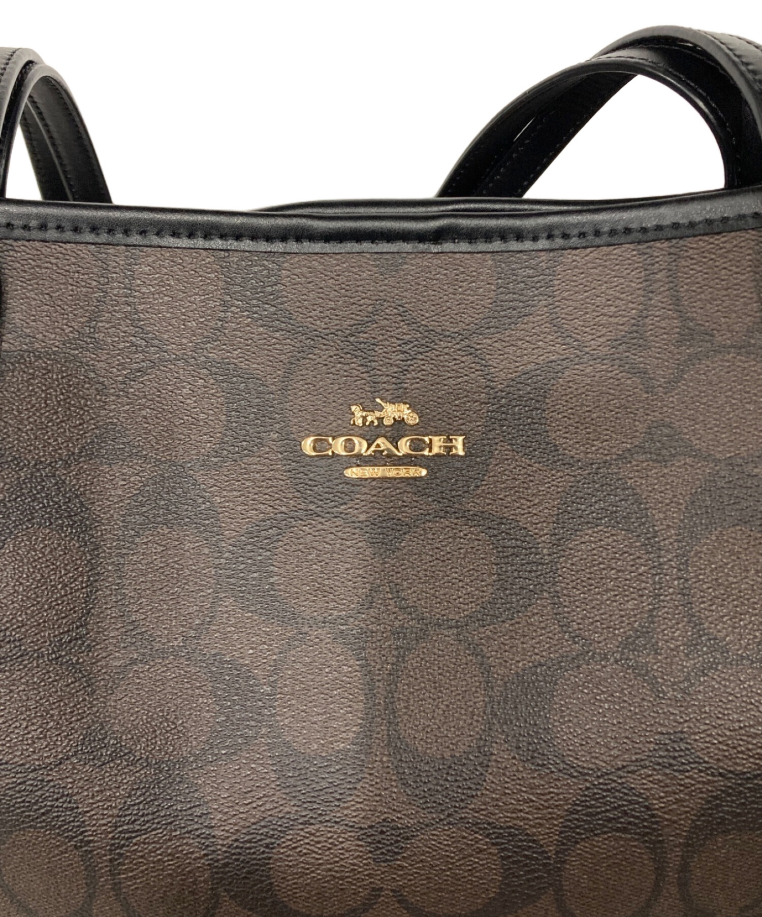 中古・古着通販】COACH (コーチ) トートバッグ ブラウン｜ブランド