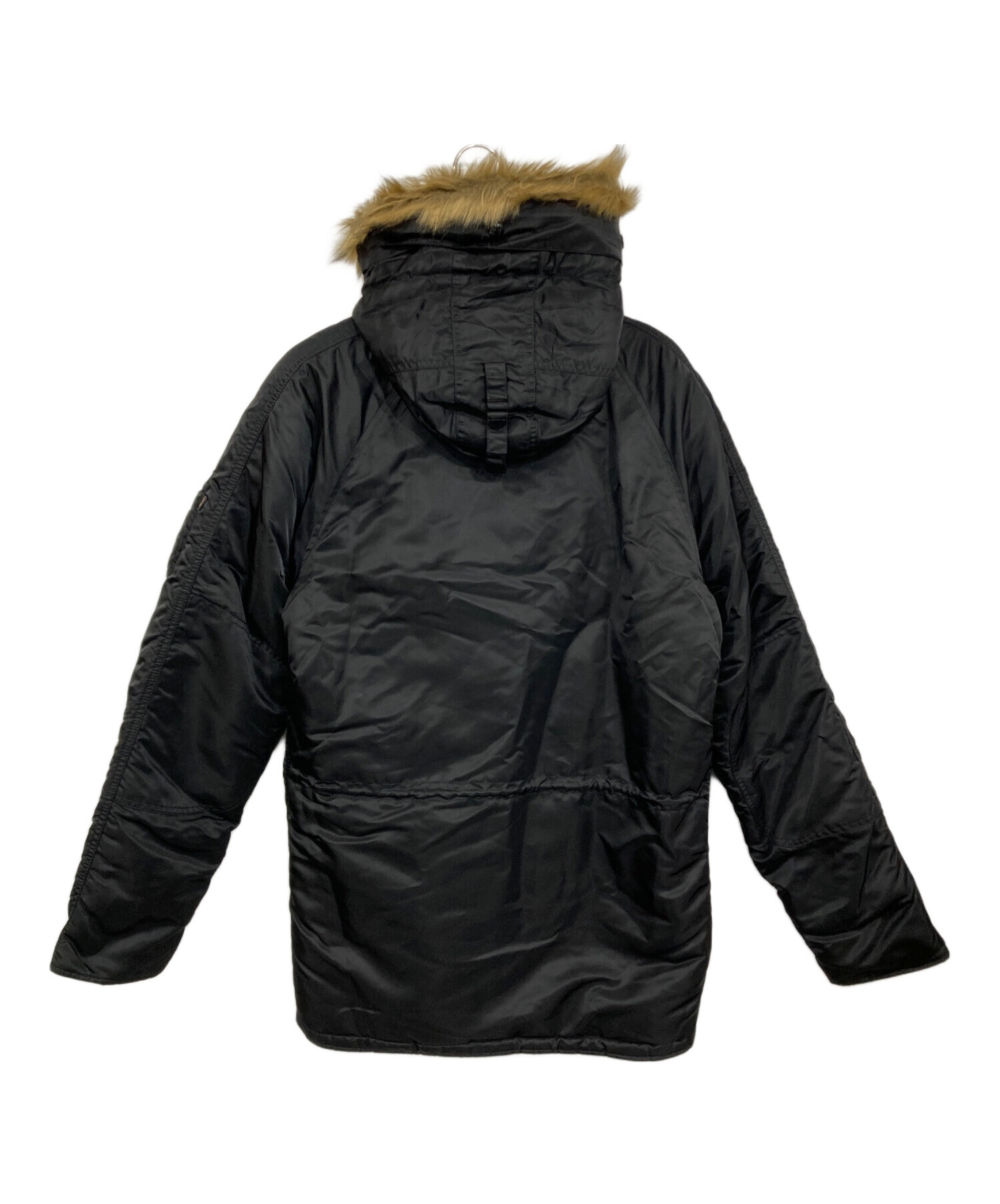 中古・古着通販】ALPHA (アルファ) N-3Bタイプコート ブラック サイズ