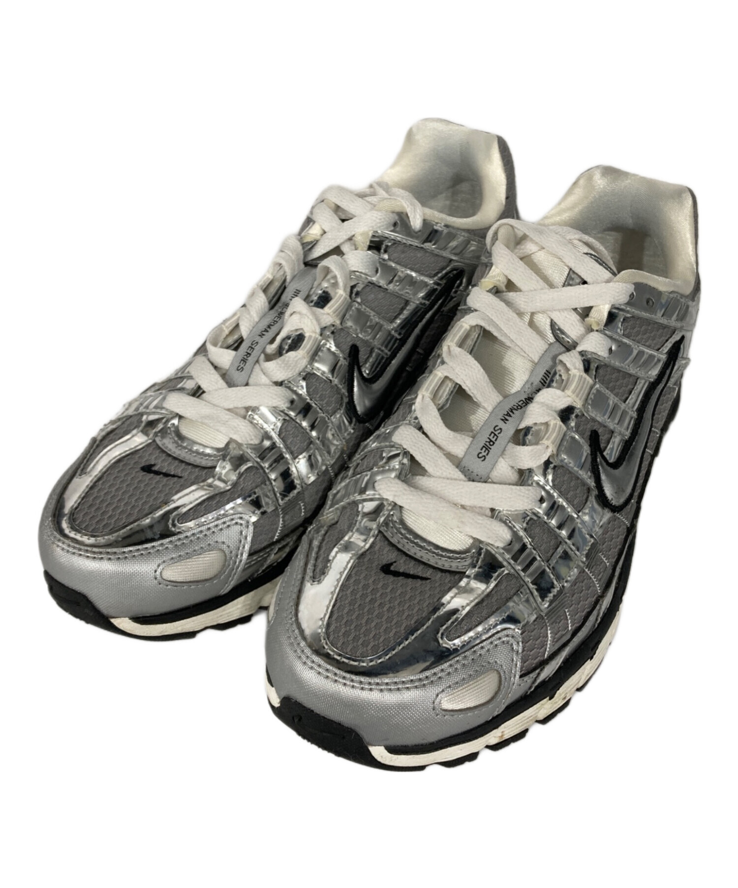 中古・古着通販】NIKE (ナイキ) P-6000 シルバー サイズ:26.5
