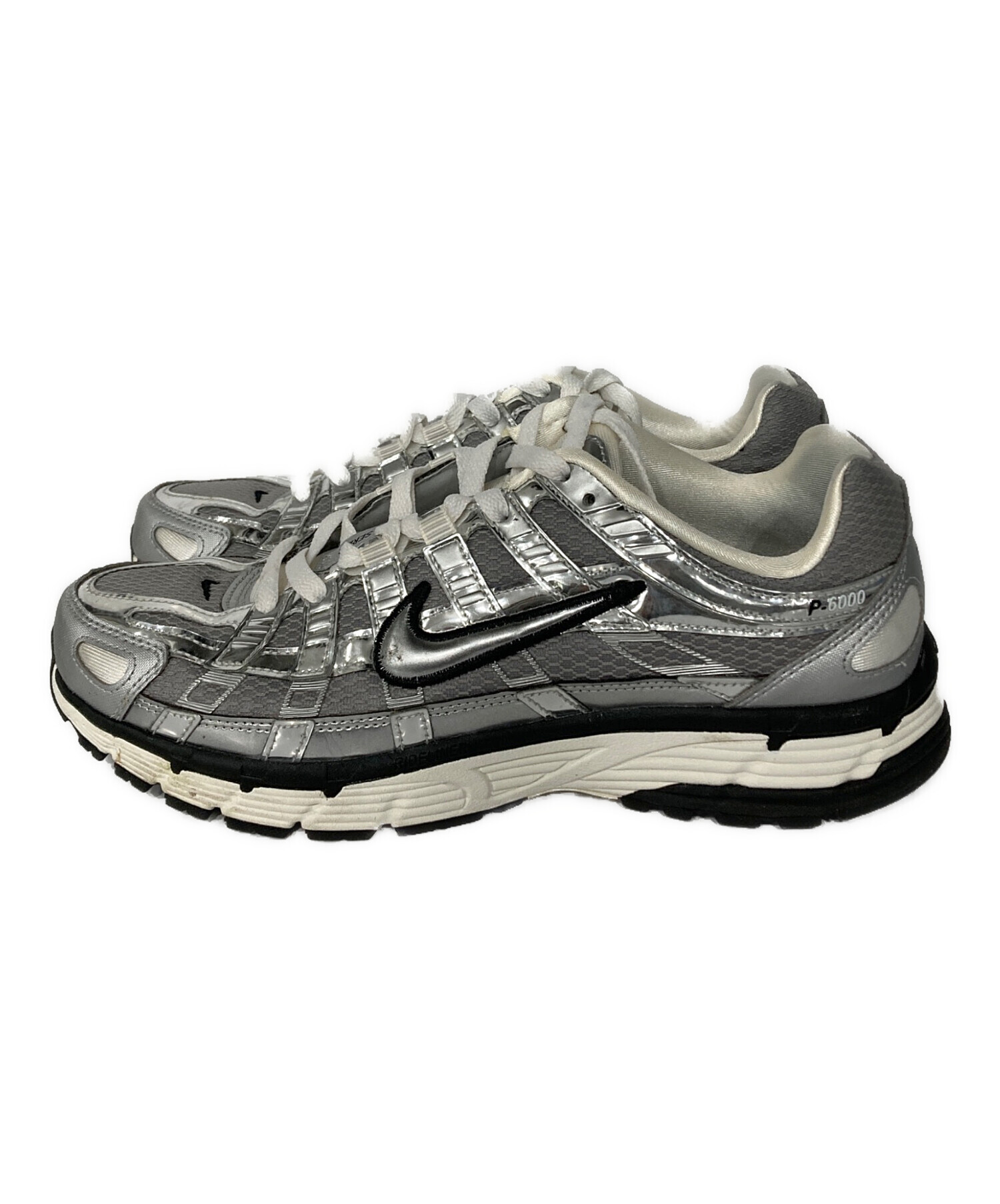 NIKE　P−6000 中古美品　26cm 中古・古着通販】NIKE (ナイキ) P-6000 シルバー サイズ:26.5