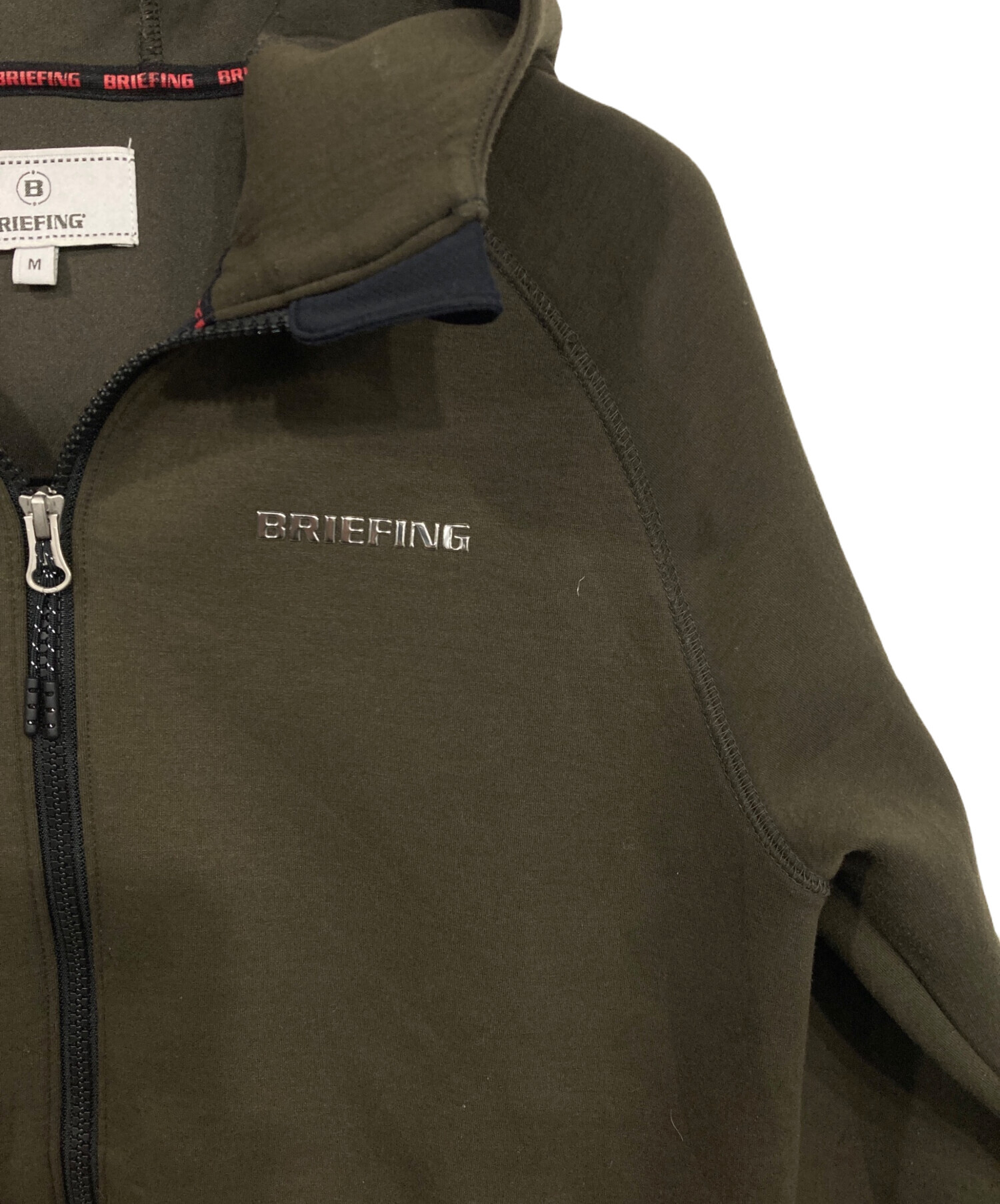 中古・古着通販】BRIEFING (ブリーフィング) エンボスロゴWジップ