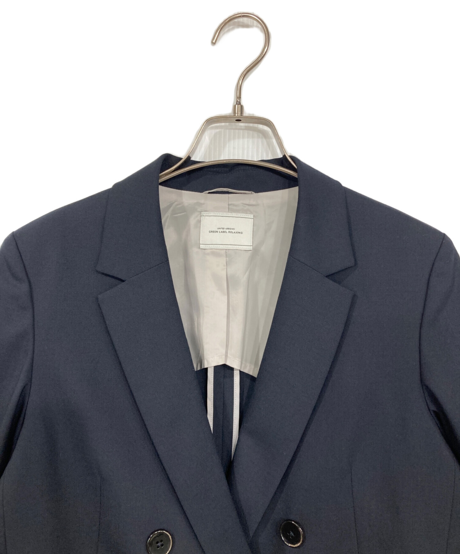 未使用　グリーンレーベルリラクシング　カチリラ　ダブルジャケット　ネイビー38 中古・古着通販】green label relaxing (グリーンレーベルリラクシング