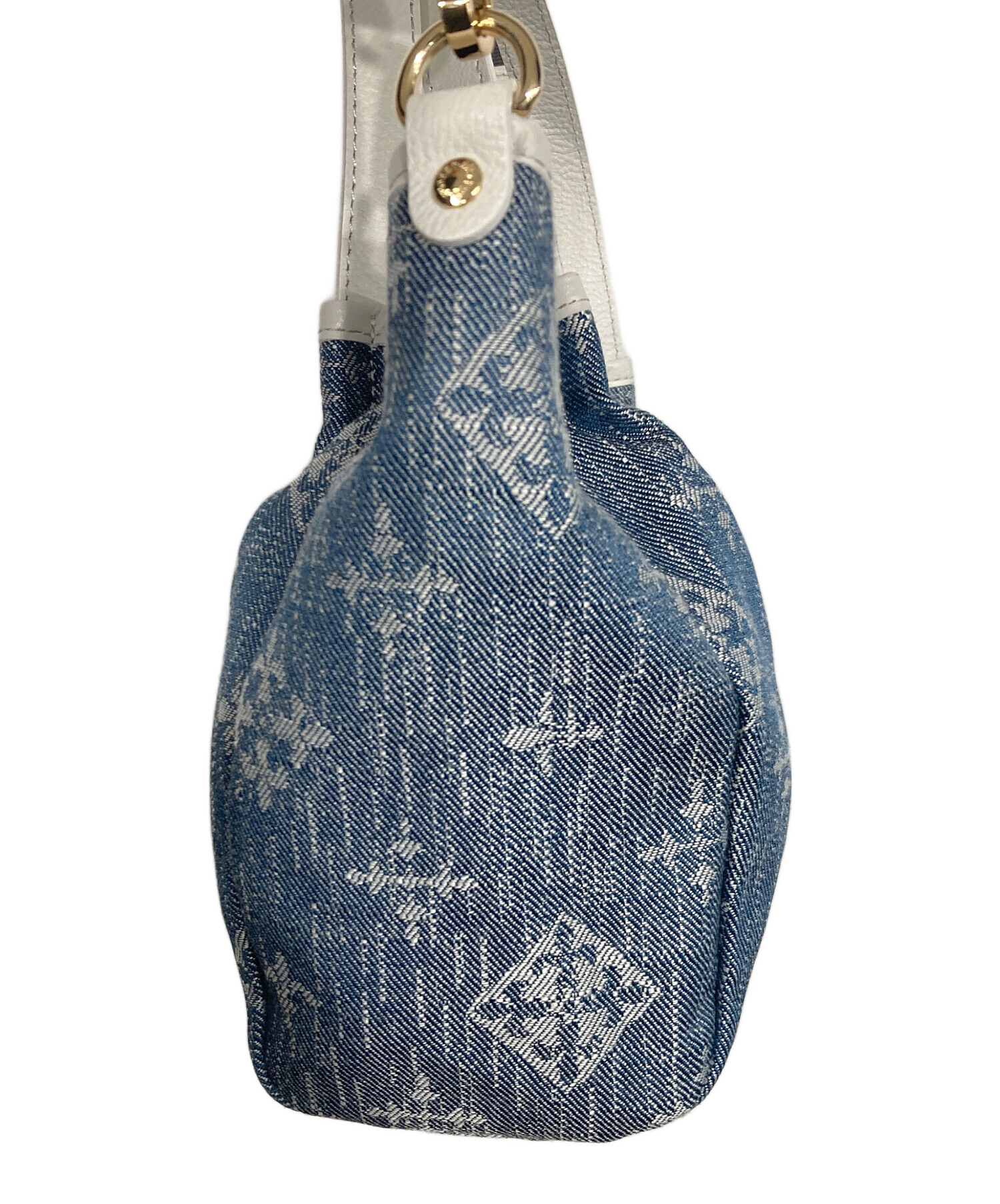 ★極美品★russet【Denim Jacquard】2wayトートバッグ 中古・古着通販】russet (ラシット) Denim jacquard 2wayミニトート