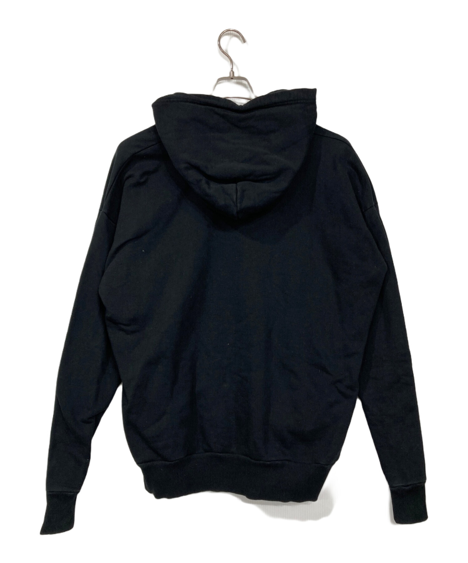 中古・古着通販】DIESEL (ディーゼル) ロゴプリントパーカー ブラック 