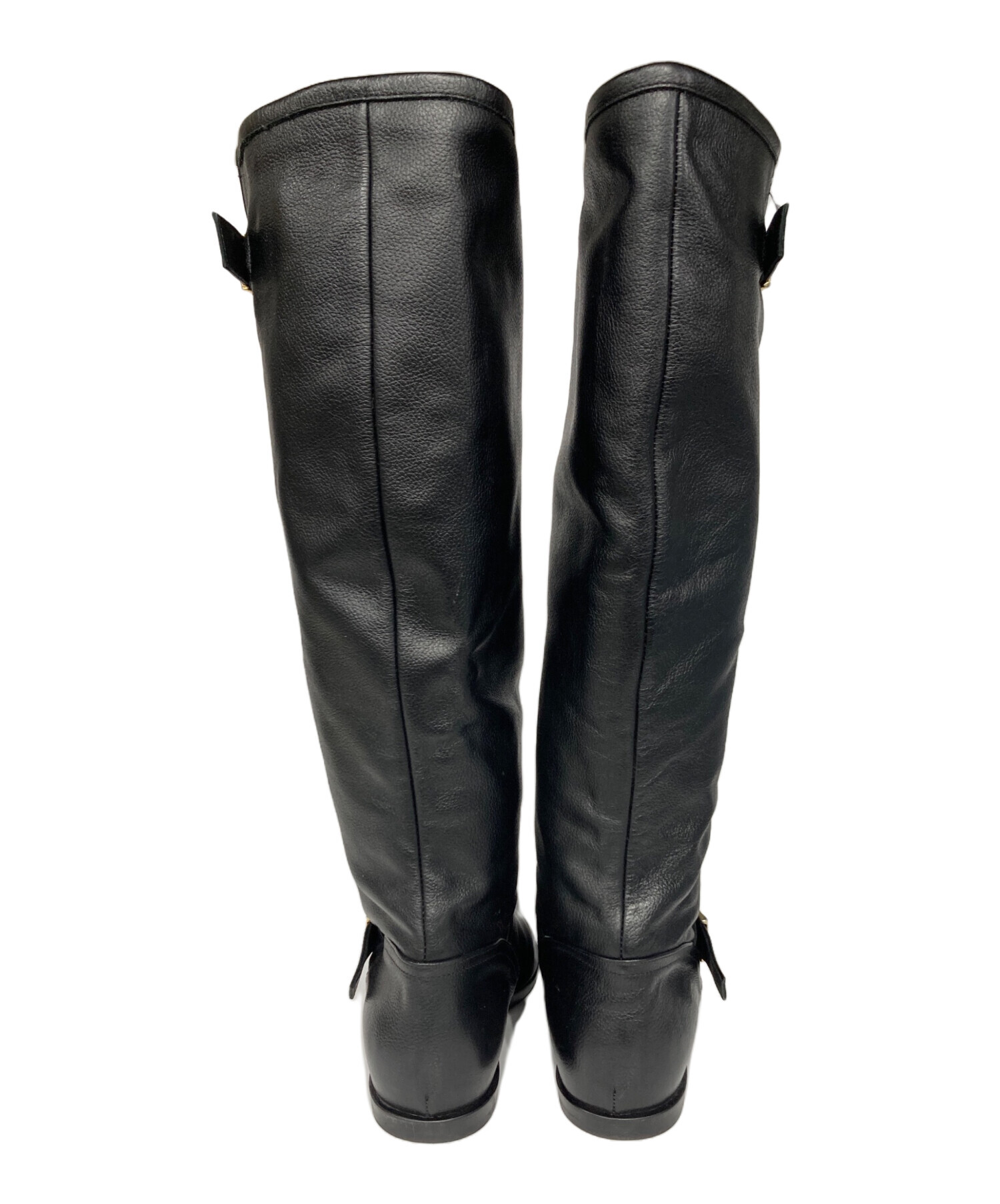 BRENTA クロコ型押し　ロングブーツ　未使用　37 ブレンタ セール】 BRENTA クロコ型押しレザー ロングブーツ （ブーツ（ロング丈