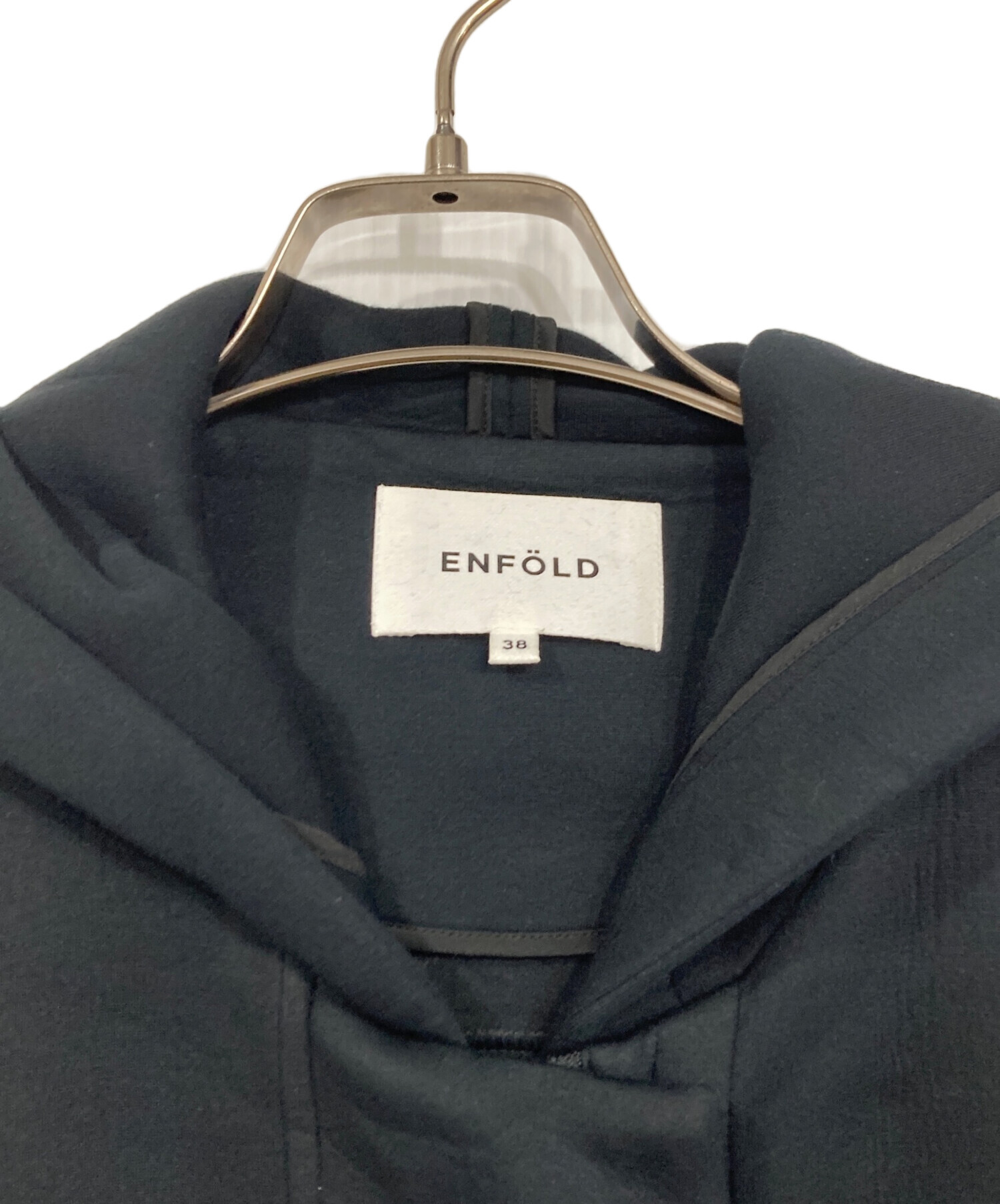 中古・古着通販】ENFOLD (エンフォルド) ボンディングフレアフーデッド