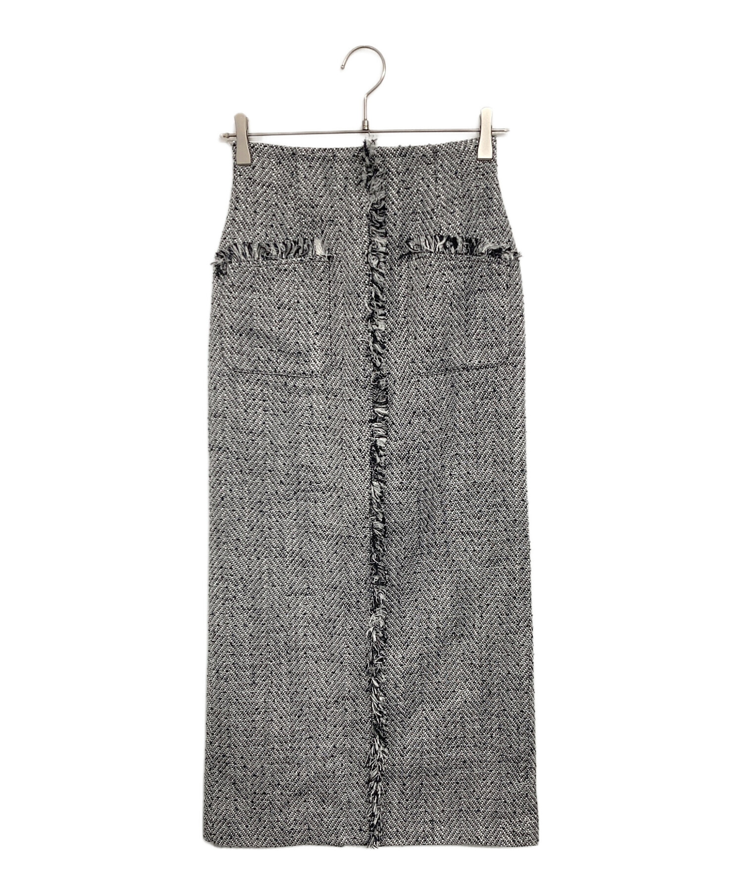 最終値下げ　anuans フロントポケットツイードスカート フロントポケットツイードスカート