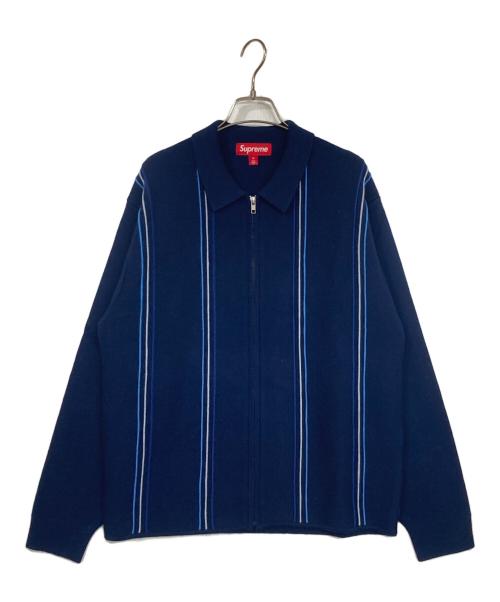 中古・古着通販】Supreme (シュプリーム) Stripe Zip Up Polo Sweater