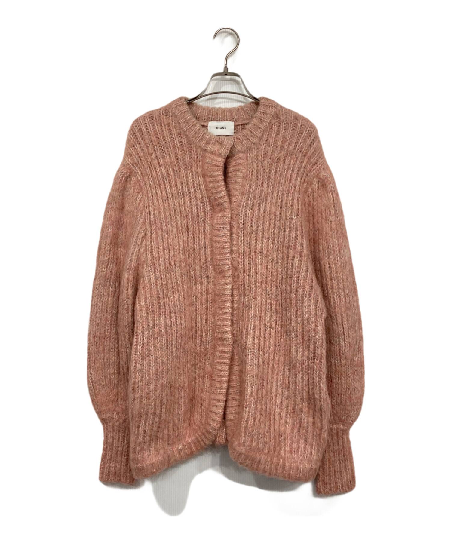 【未使用】CLANE モヘアシャギーカーディガン 中古・古着通販】CLANE (クラネ) COLOR MOHAIR SHAGGY CARDIGAN/カラー
