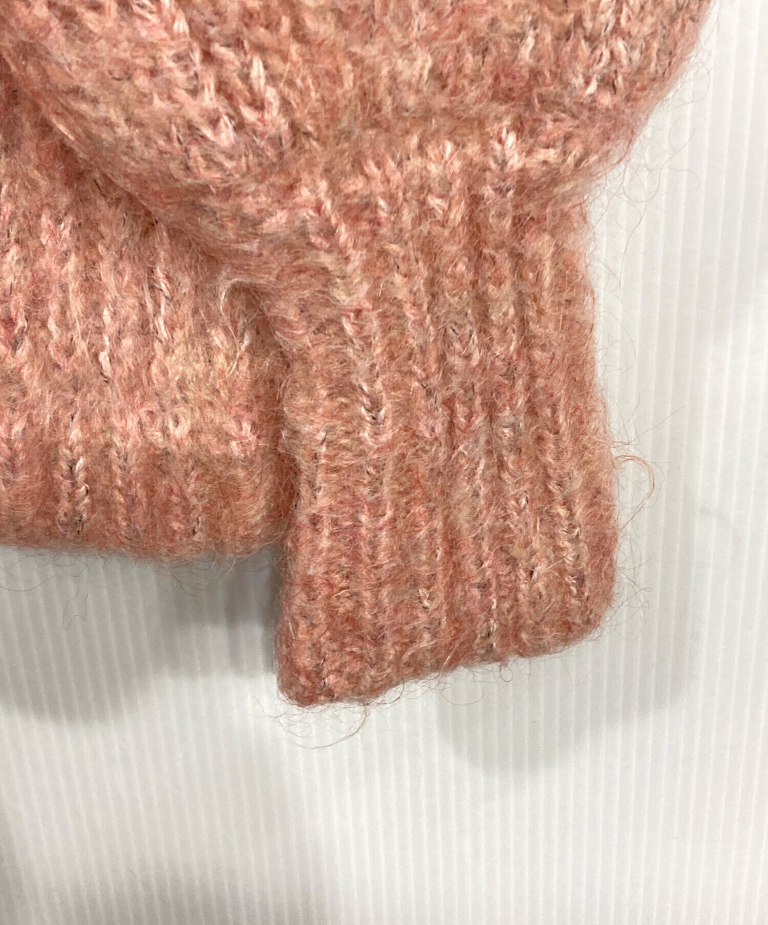 中古・古着通販】CLANE (クラネ) COLOR MOHAIR SHAGGY CARDIGAN/カラー