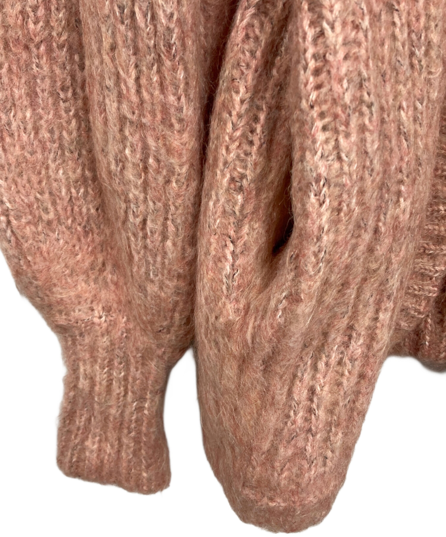 clane COLOR MOHAIR SHAGGY CARDIGAN レッド 1 CLANE - カラー モヘア シャギー カーディガン - COLOR MOHAIR SHAGGY