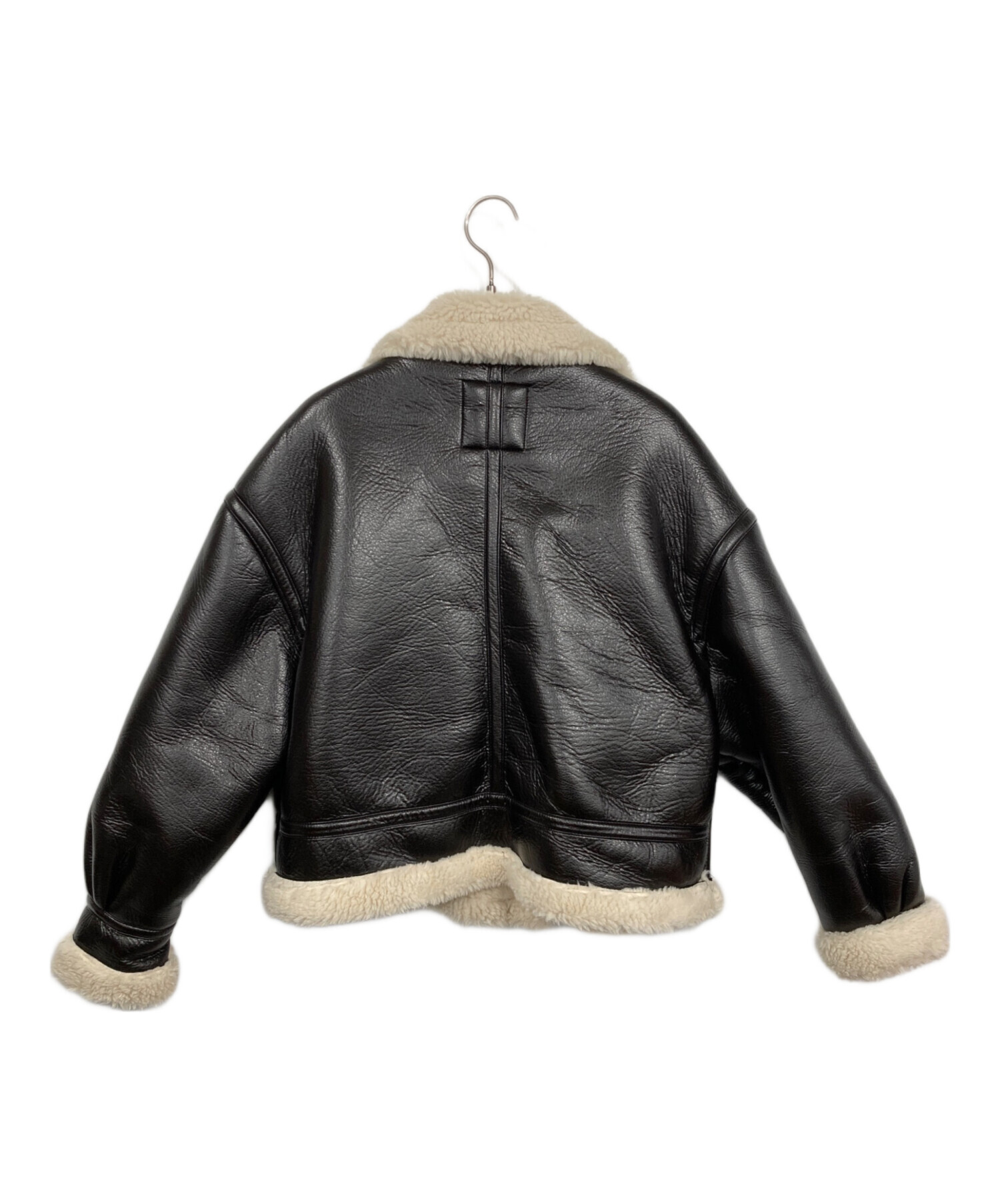 極美品✨ ZARA ザラ G1 B3 フライトジャケット 極美品✨】 ZARA ムートンボアジャケット フライト B-3 ダークブラウン