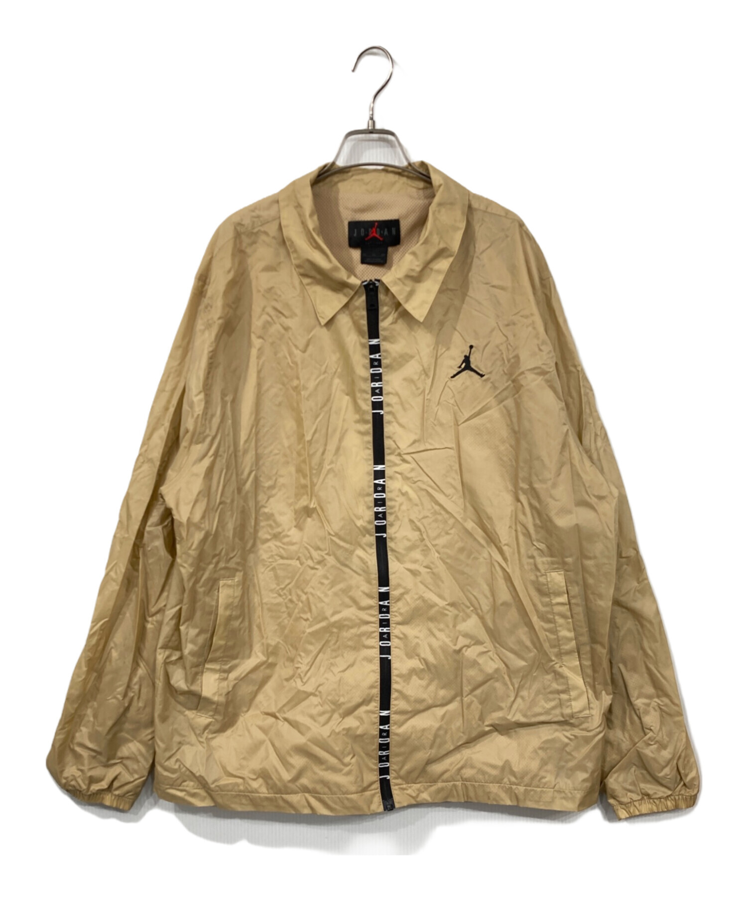中古・古着通販】NIKE (ナイキ) ナイロンジャケット ベージュ サイズ 
