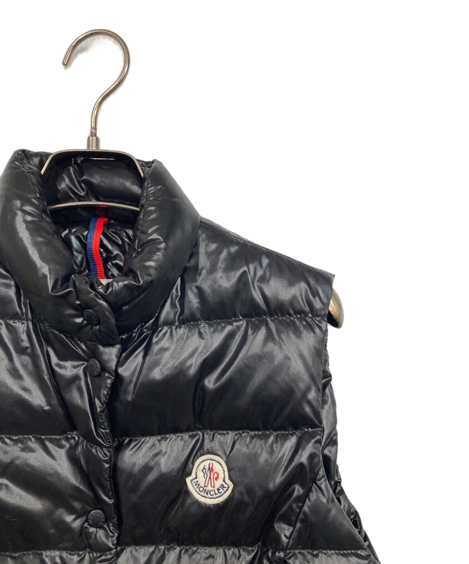 中古・古着通販】MONCLER (モンクレール) ダウンベスト ブラック