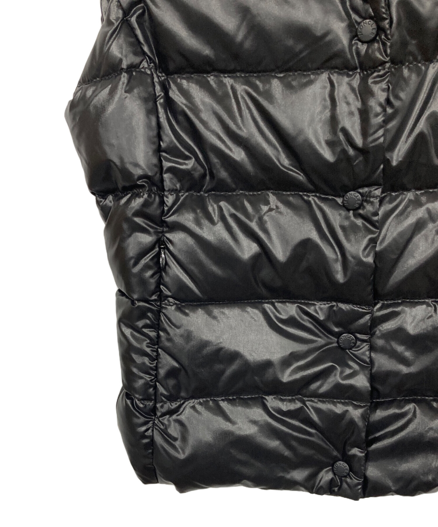 中古・古着通販】MONCLER (モンクレール) ダウンベスト ブラック