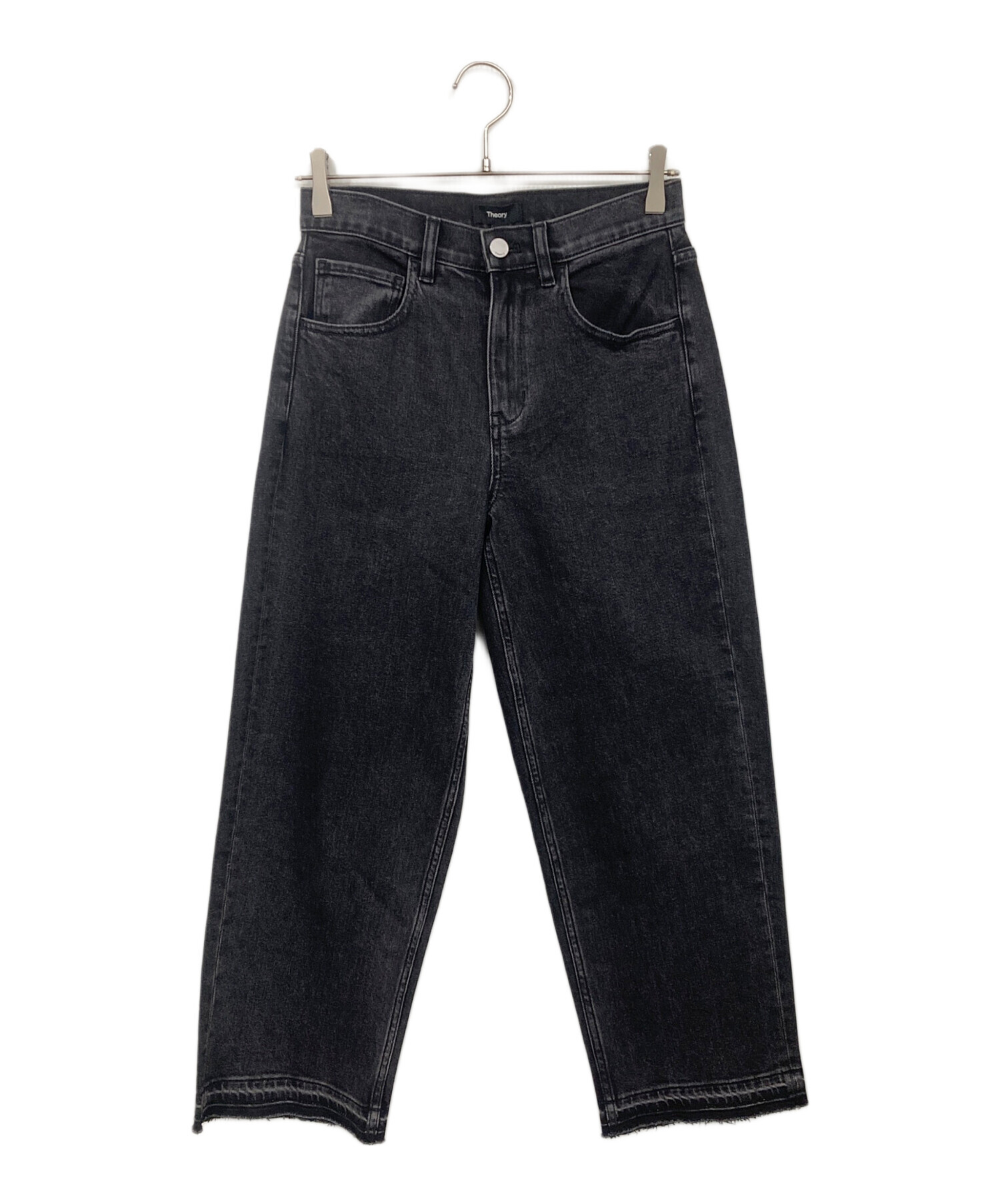 中古・古着通販】theory (セオリー) デニムパンツ ブラック サイズ:25