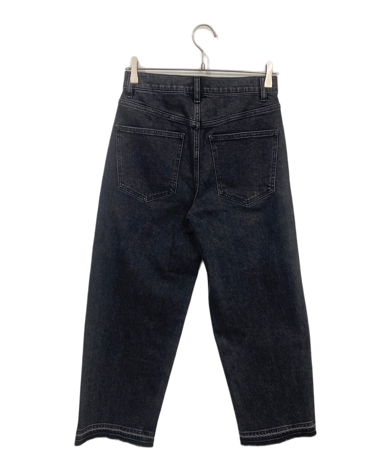 中古・古着通販】theory (セオリー) デニムパンツ ブラック サイズ:25