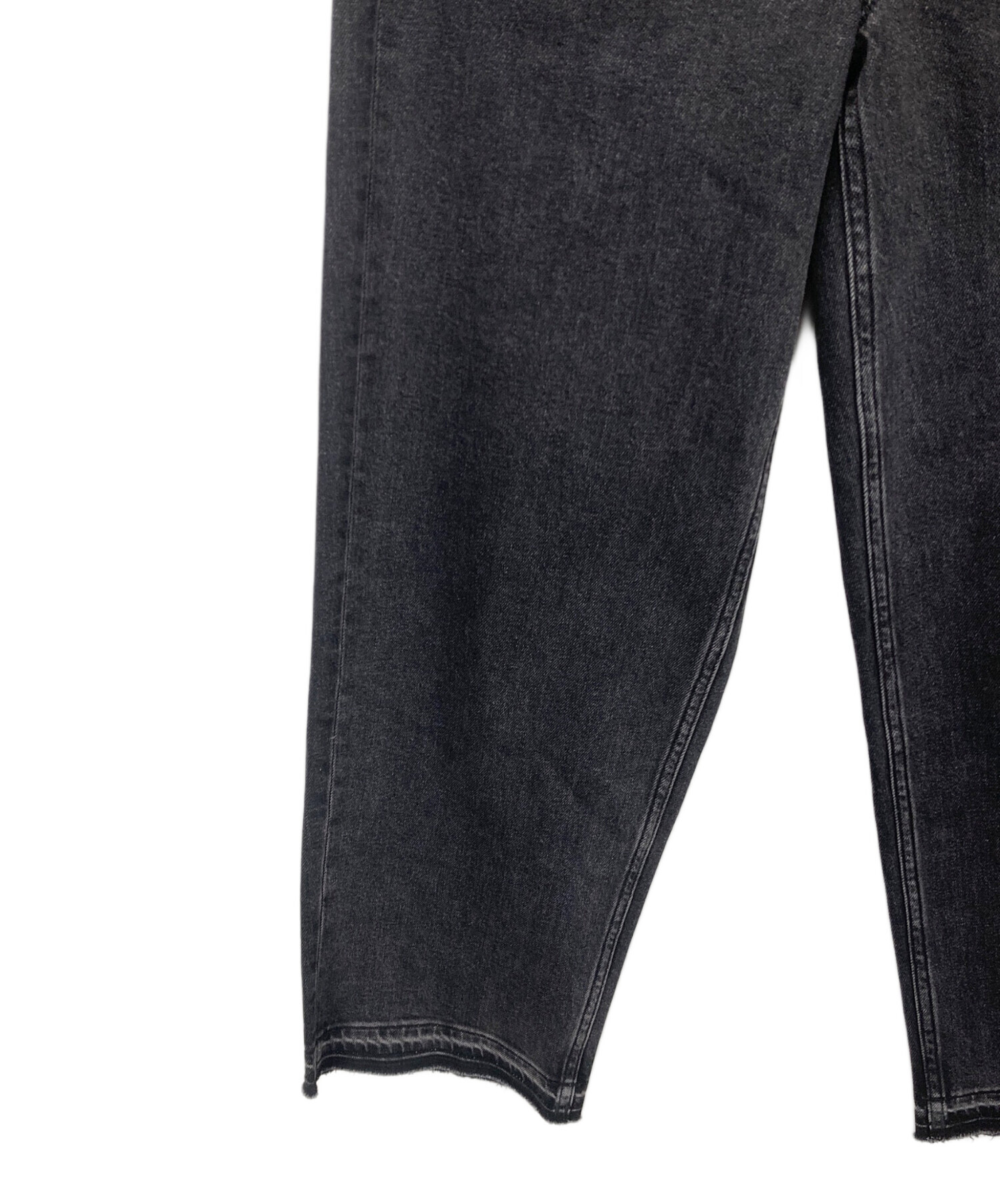 中古・古着通販】theory (セオリー) デニムパンツ ブラック サイズ:25