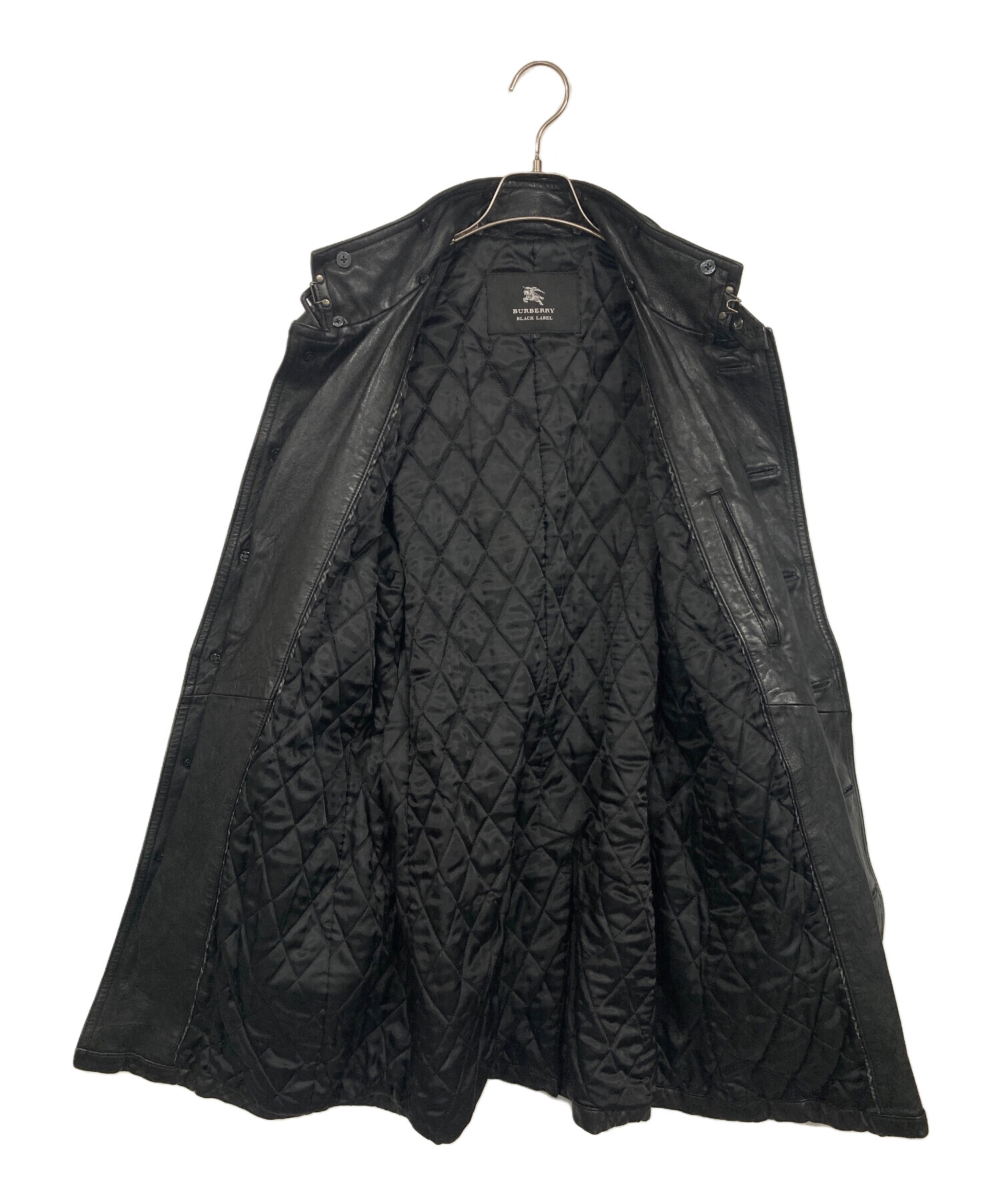 BURBERRY　BLACK LABEL　革コート 中古・古着通販】BURBERRY BLACK LABEL (バーバリーブラックレーベル