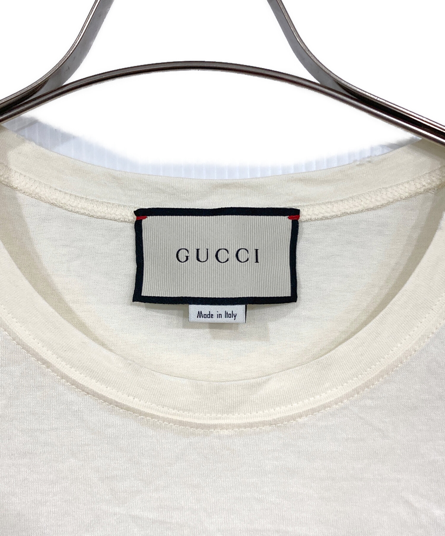 中古・古着通販】GUCCI (グッチ) シェリーラインアートプリントTシャツ