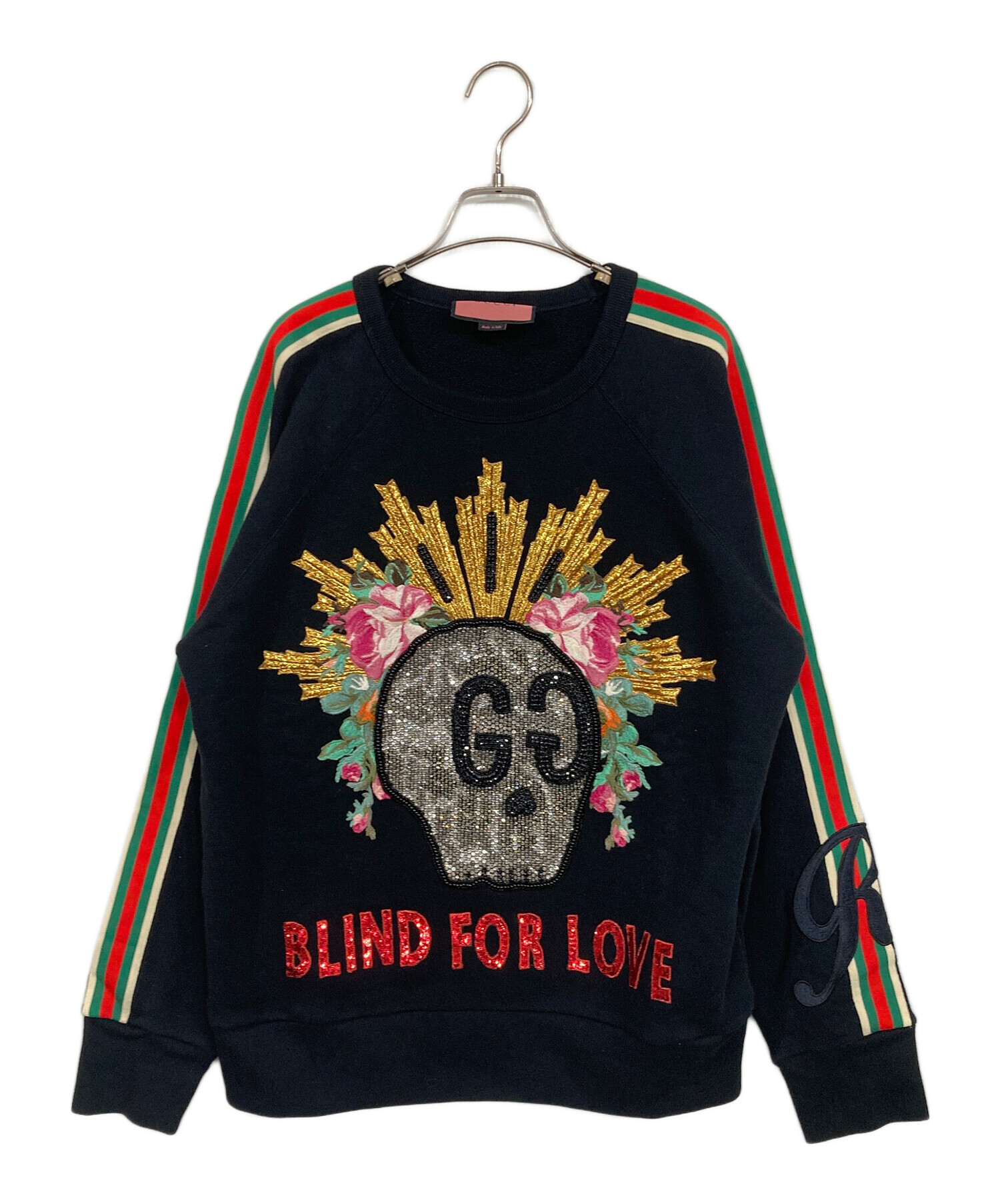 中古・古着通販】GUCCI (グッチ) ゴーストGGスワロフスキースウェット